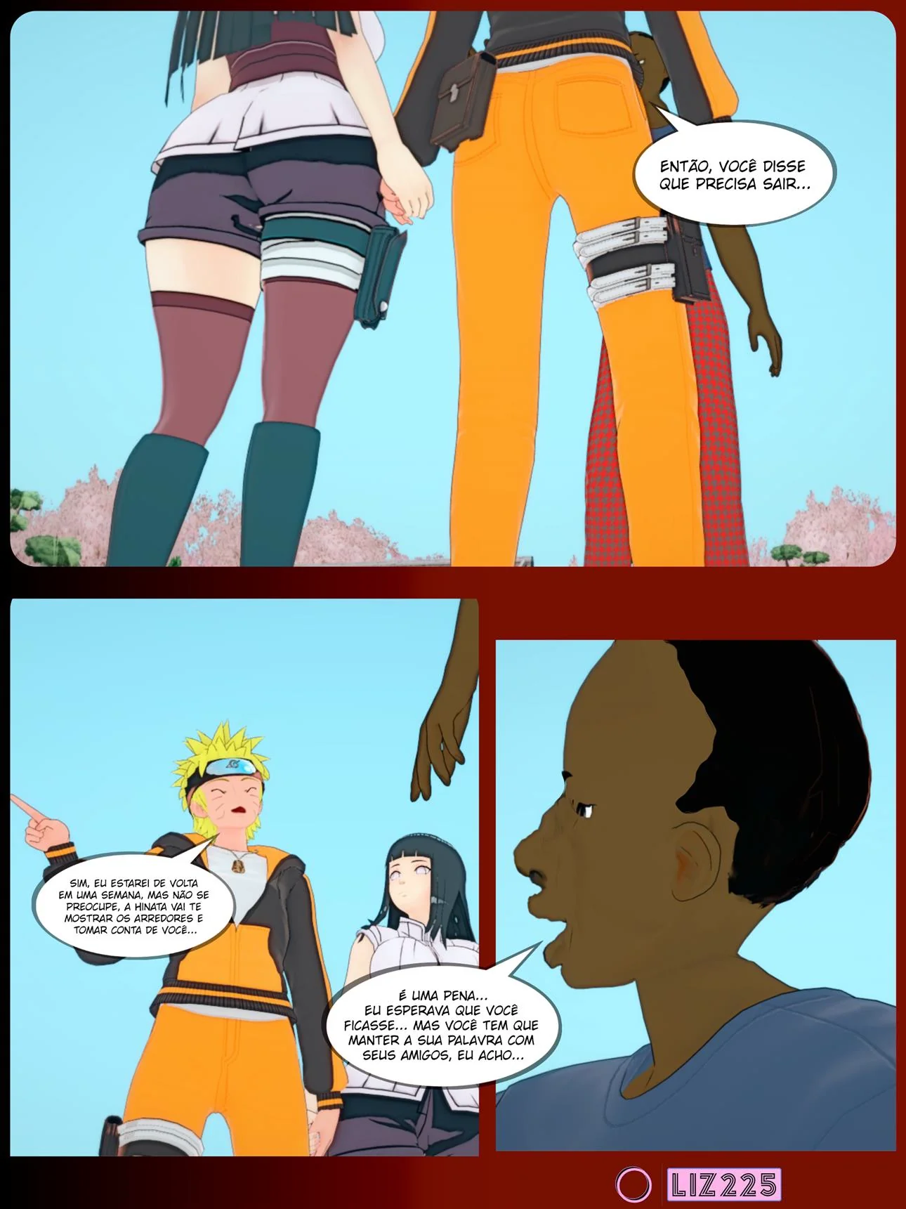 Piranhas de Konoha: Fim de Semana Tarado na Pousada do Velho Safado" em Anime Hentai HQ Brasileiro