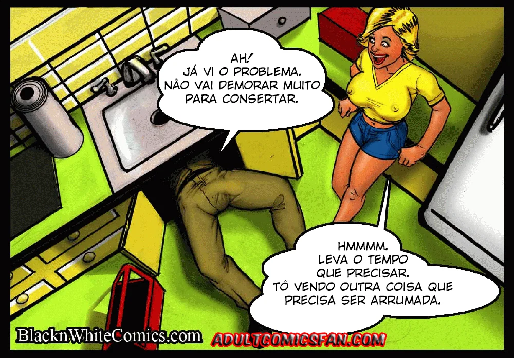 Piranhas do Hotel: Sacanagem 3D em Hentai HQ Brasileiro