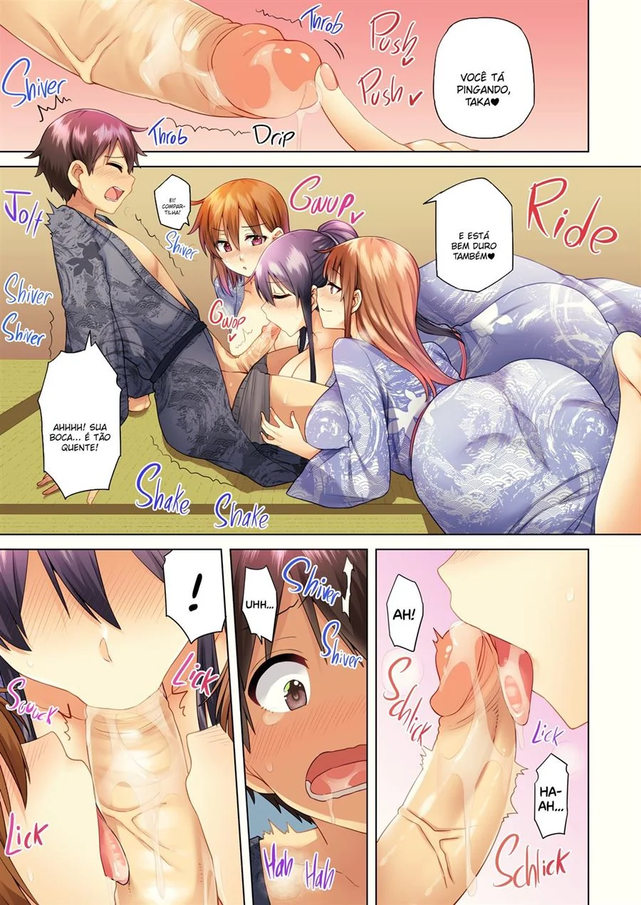 Piranhas Sedentas por Pica: Orgia na Casa das Gostosas - Hentai HQ Brasileiro