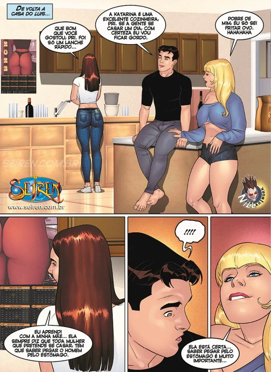 Priminha Gostosa 27: Putaria Anal em HQ Brasileiro