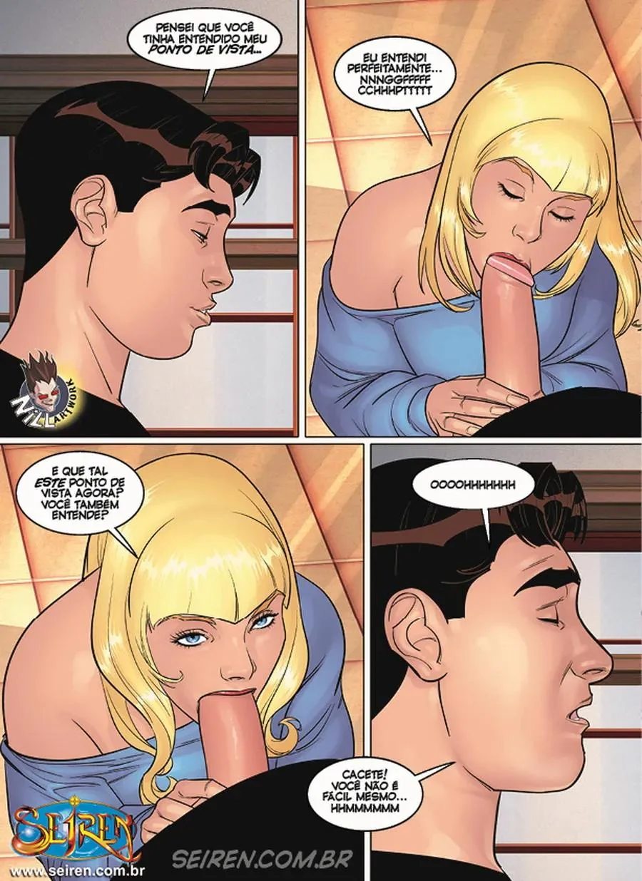 Priminha Gostosa 27: Putaria Anal em HQ Brasileiro