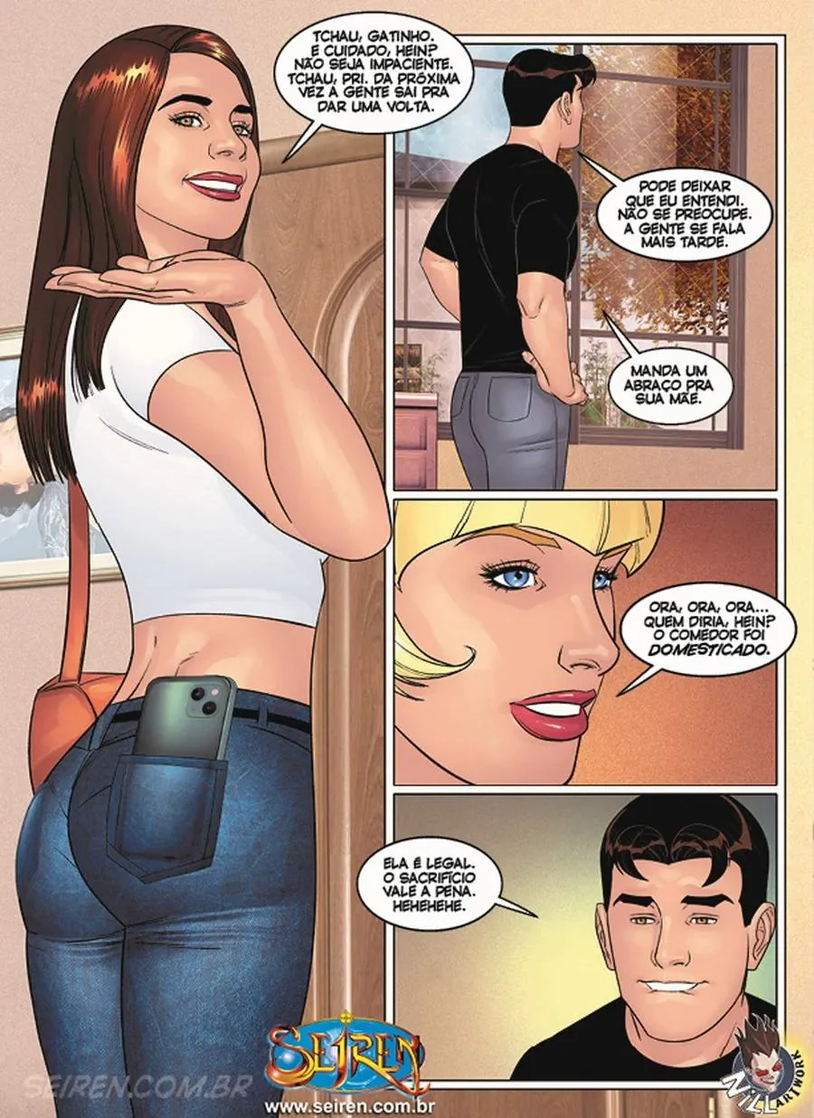 Priminha Gostosa 27: Putaria Anal em HQ Brasileiro