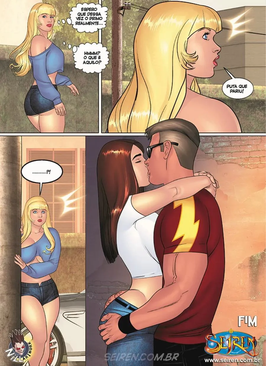 Priminha Gostosa 27: Putaria Anal em HQ Brasileiro