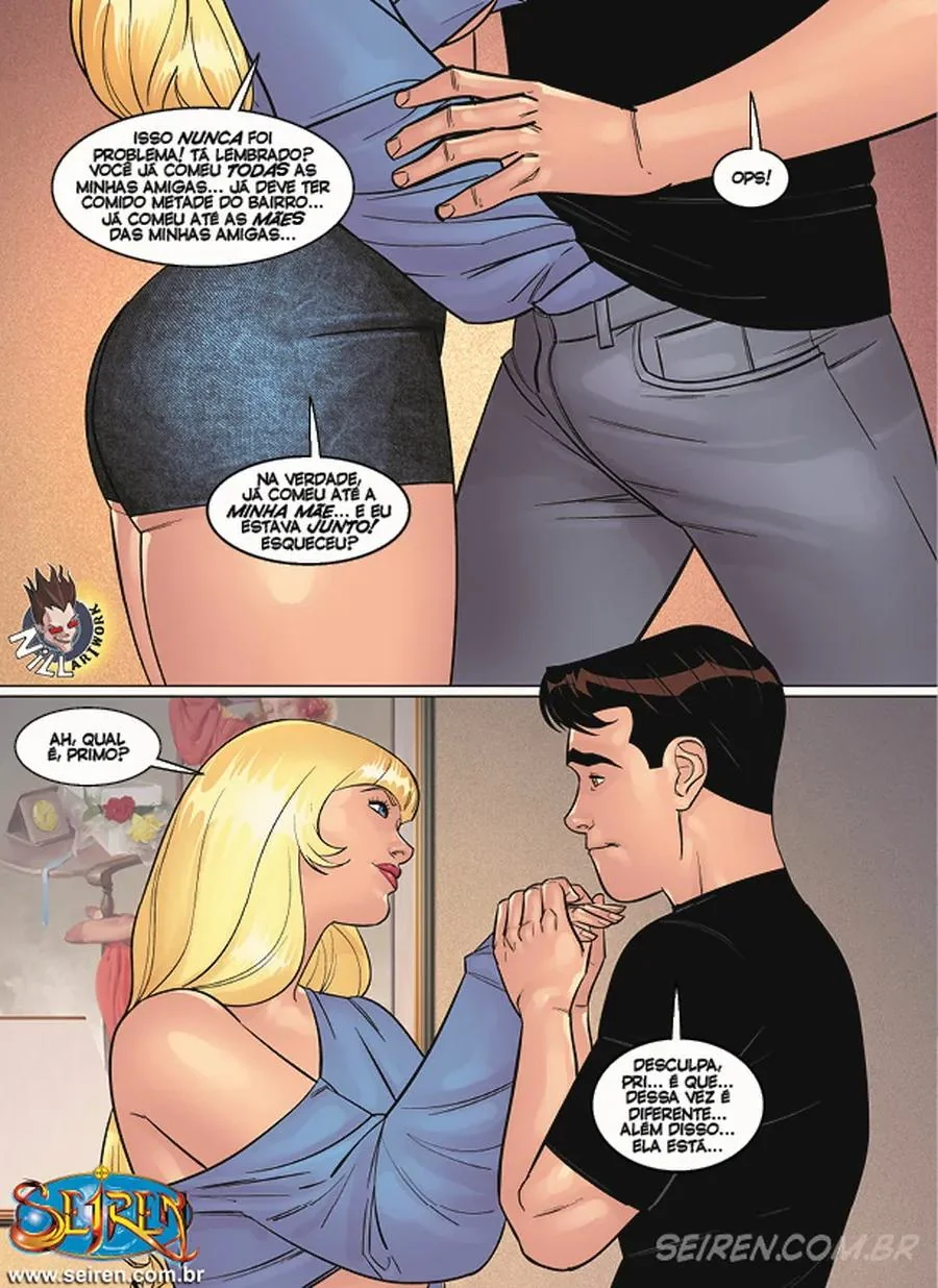 Priminha Gostosa 27: Putaria Anal em HQ Brasileiro