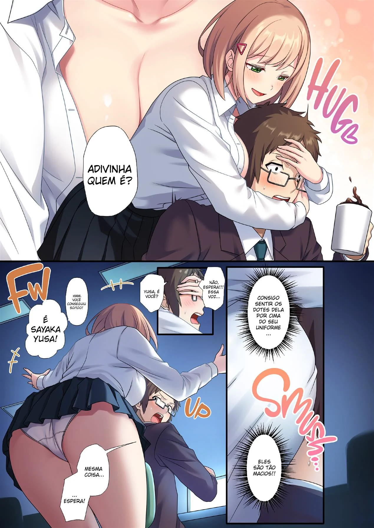 Professor Comedor - Aluna Peituda Sedenta por Notas em Hentai HQ Brasileiro