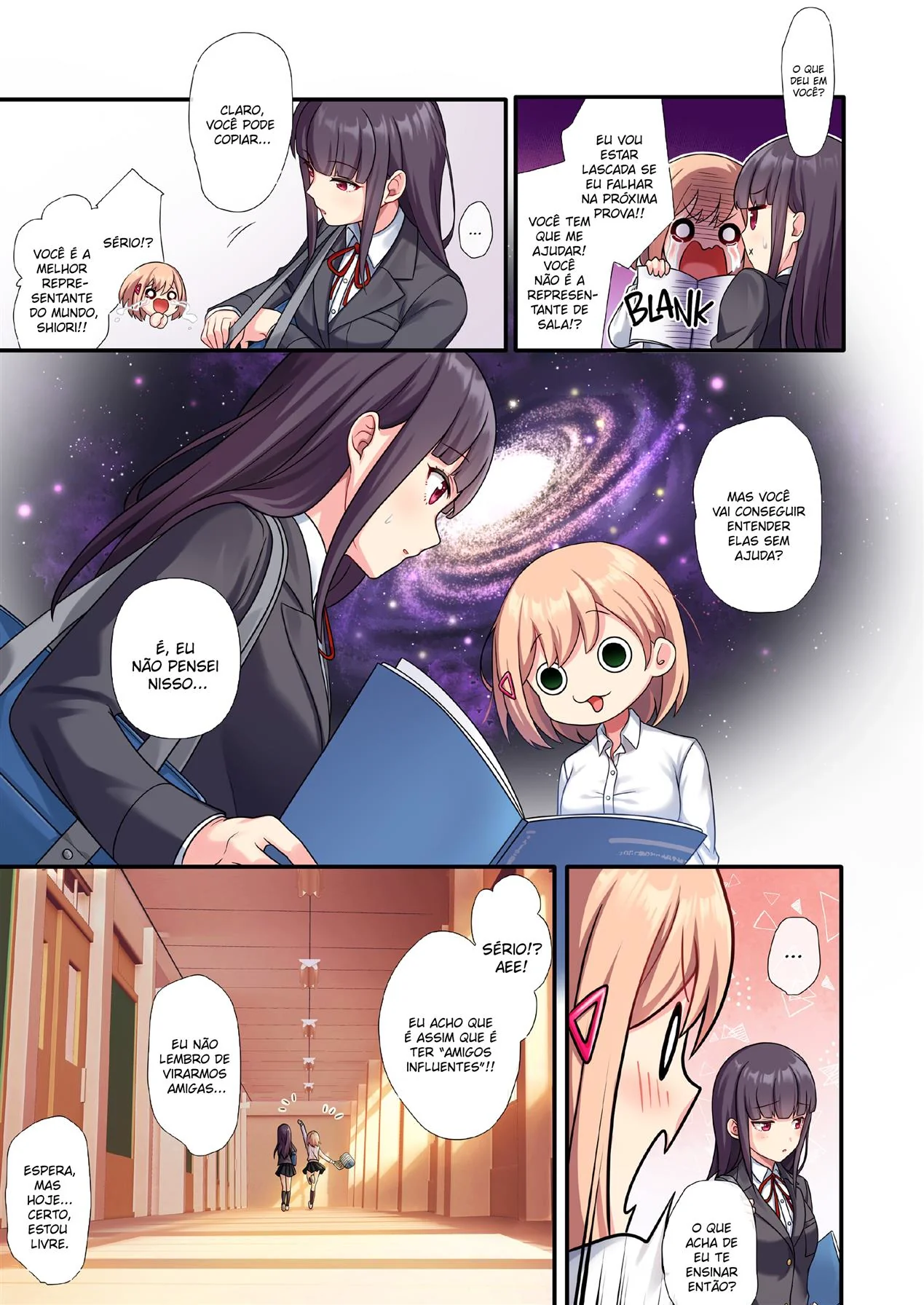 Professor Comedor - Aluna Peituda Sedenta por Notas em Hentai HQ Brasileiro