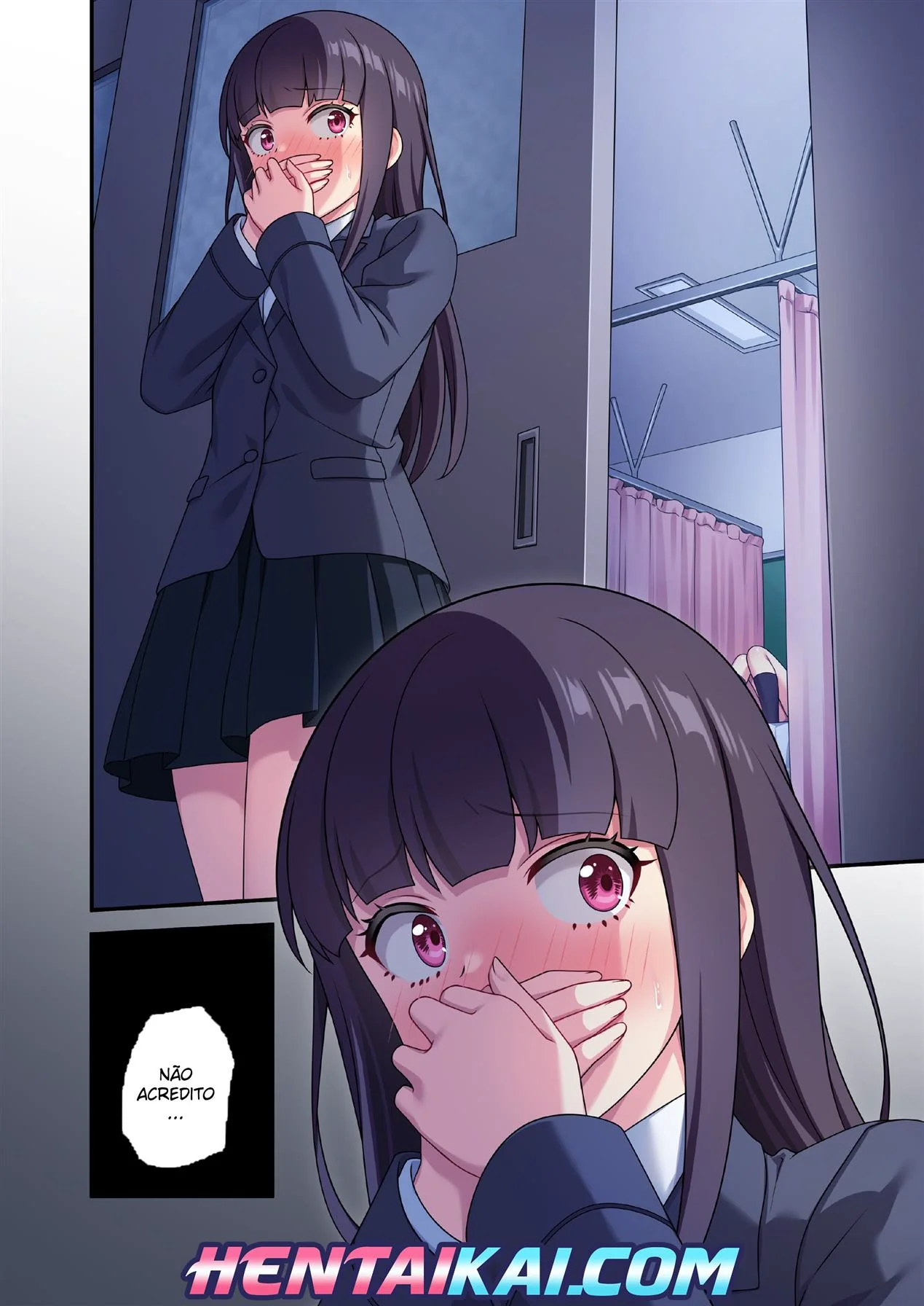 Professor Comedor - Aluna Peituda Sedenta por Notas em Hentai HQ Brasileiro