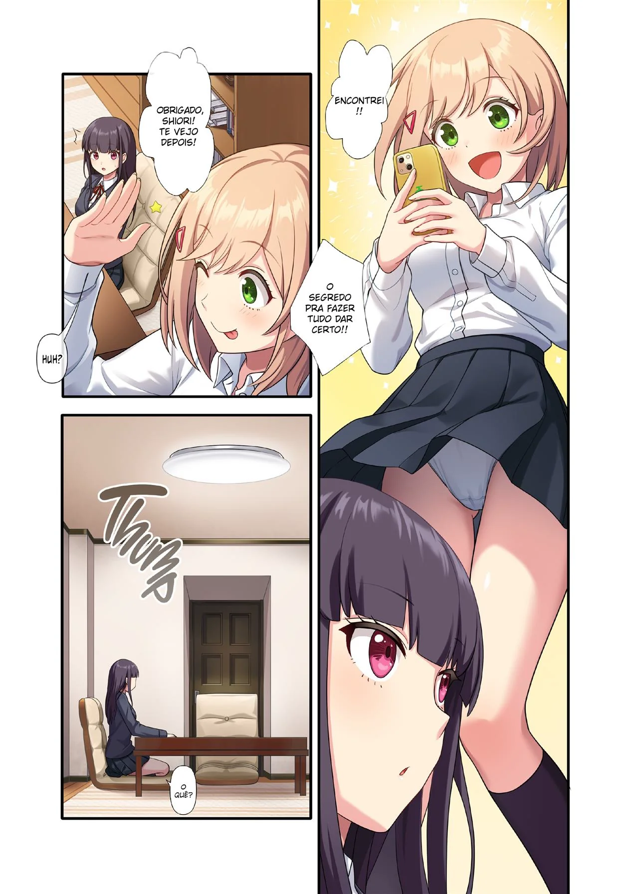 Professor Comedor - Aluna Peituda Sedenta por Notas em Hentai HQ Brasileiro