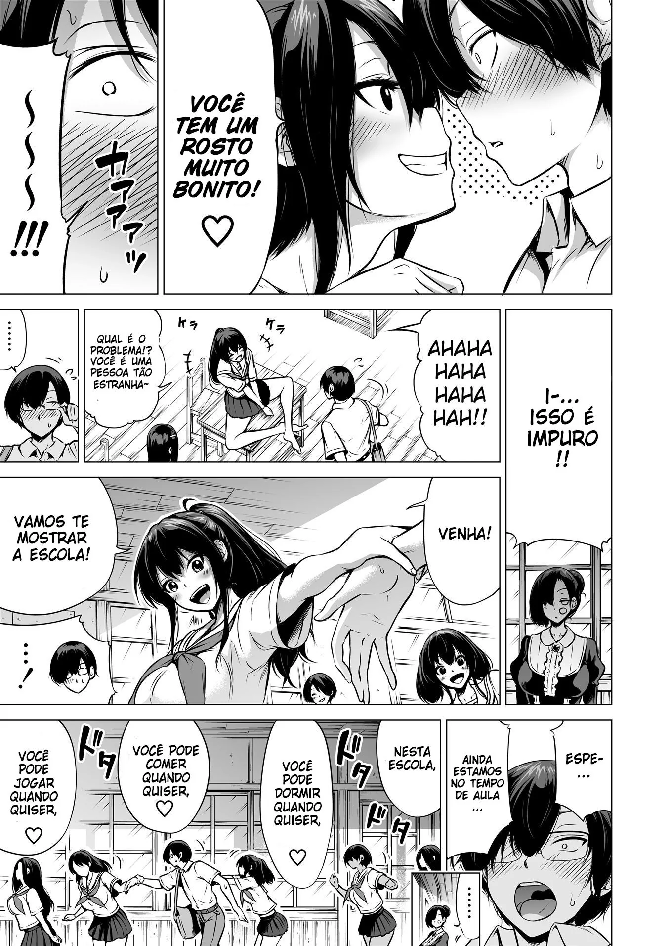 Professor Safado: Salve as Piranhas da Escola em Hentai HQ