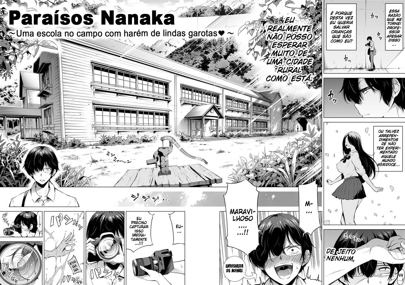 Professor Safado: Salve as Piranhas da Escola em Hentai HQ