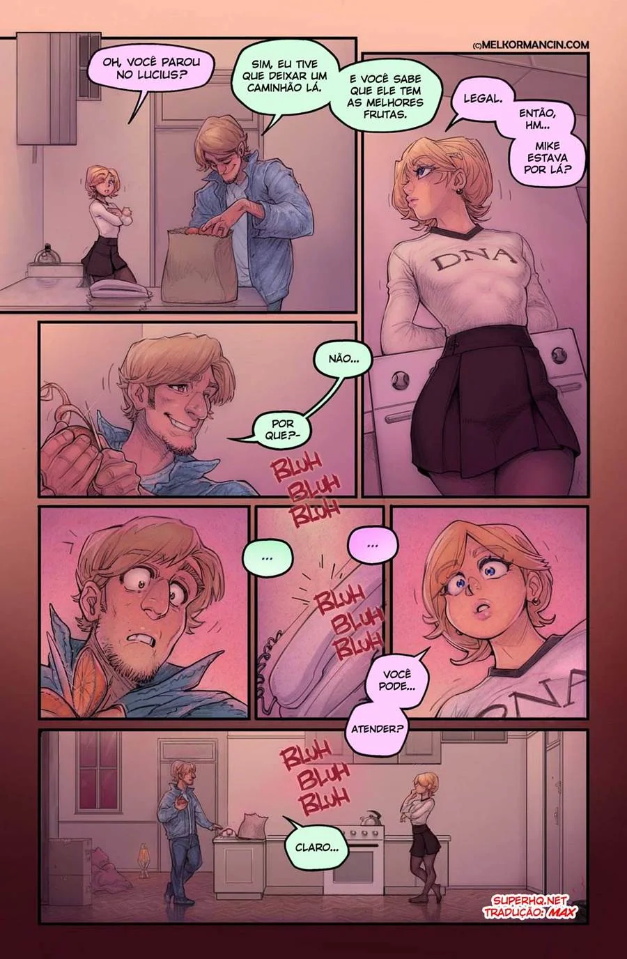 Professora Piranha Dando a Buceta Mulata em Colegiais - Hentai HQ Brasileiro