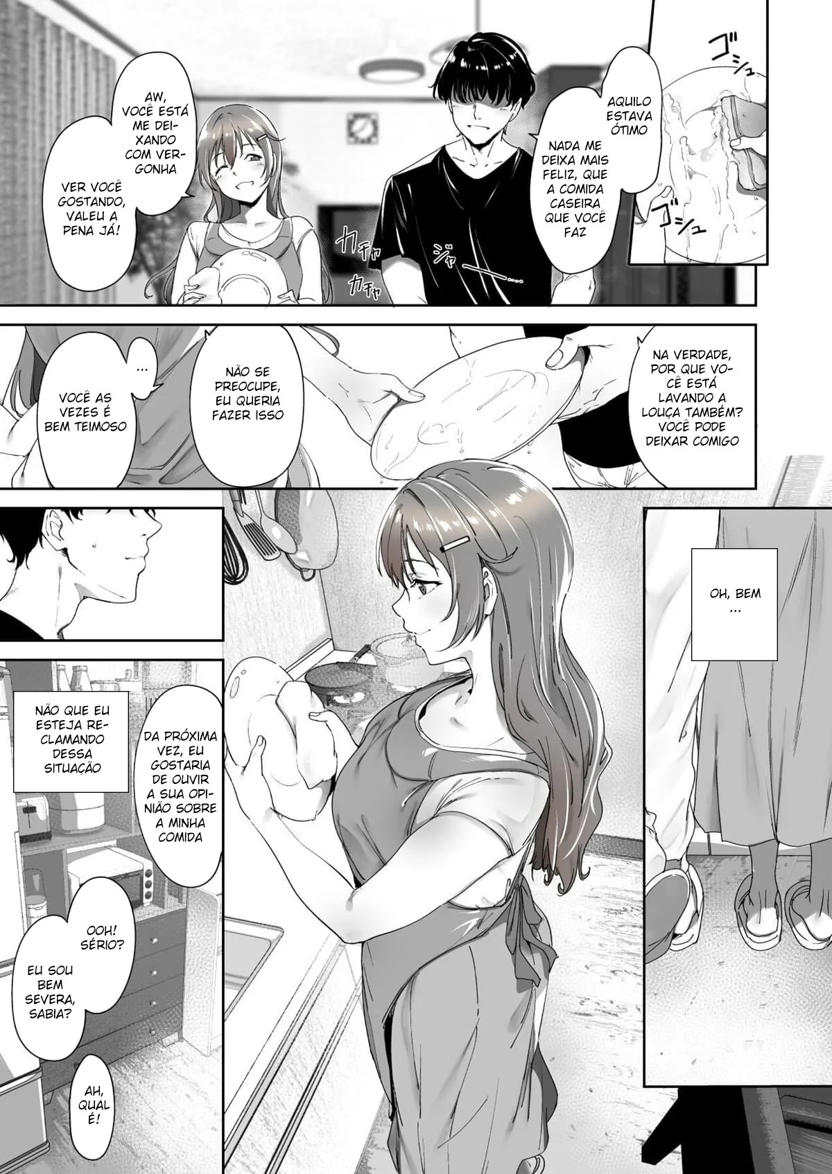 Professora Piranha Dando a Buceta Mulata em Colegiais - Hentai HQ Brasileiro