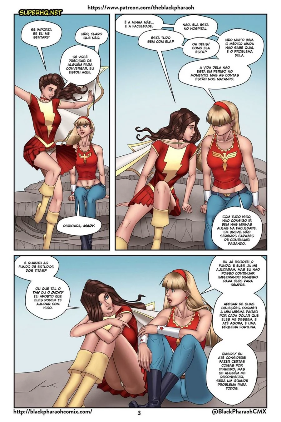 Professora Piranha Dando a Buceta Mulata em Colegiais - Hentai HQ Brasileiro