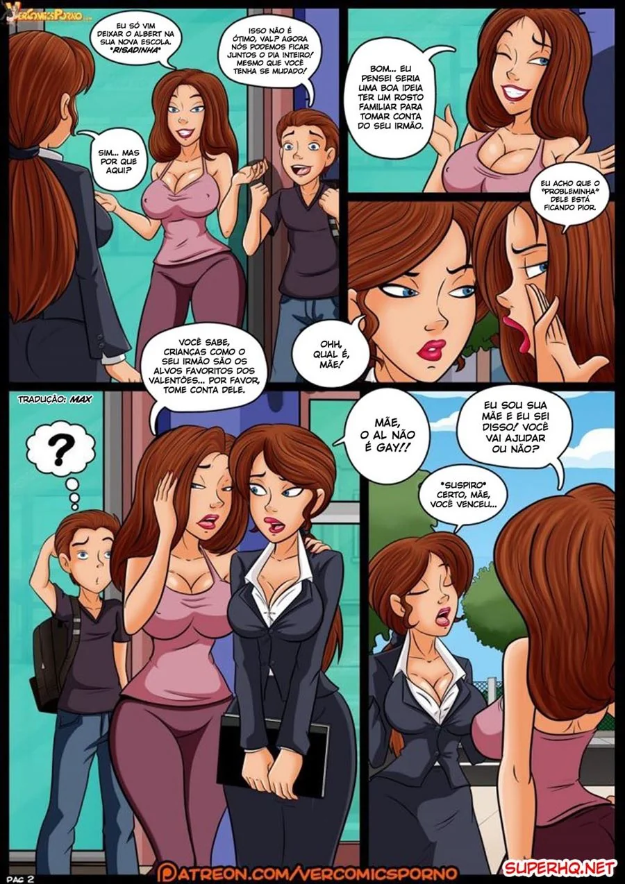 Professora Safada: Valery e sua buceta apertada VL.1 em HQ Brasileiro
