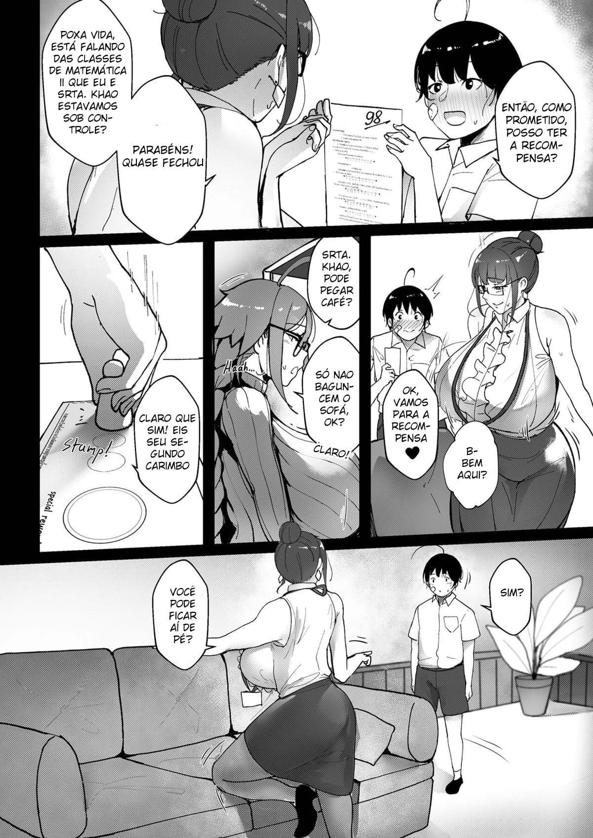 Professoras Piranhas: A Foda dos Alunos Sortudos em Manga Hentai VL.2 - Em Hentai HQ Brasileiro