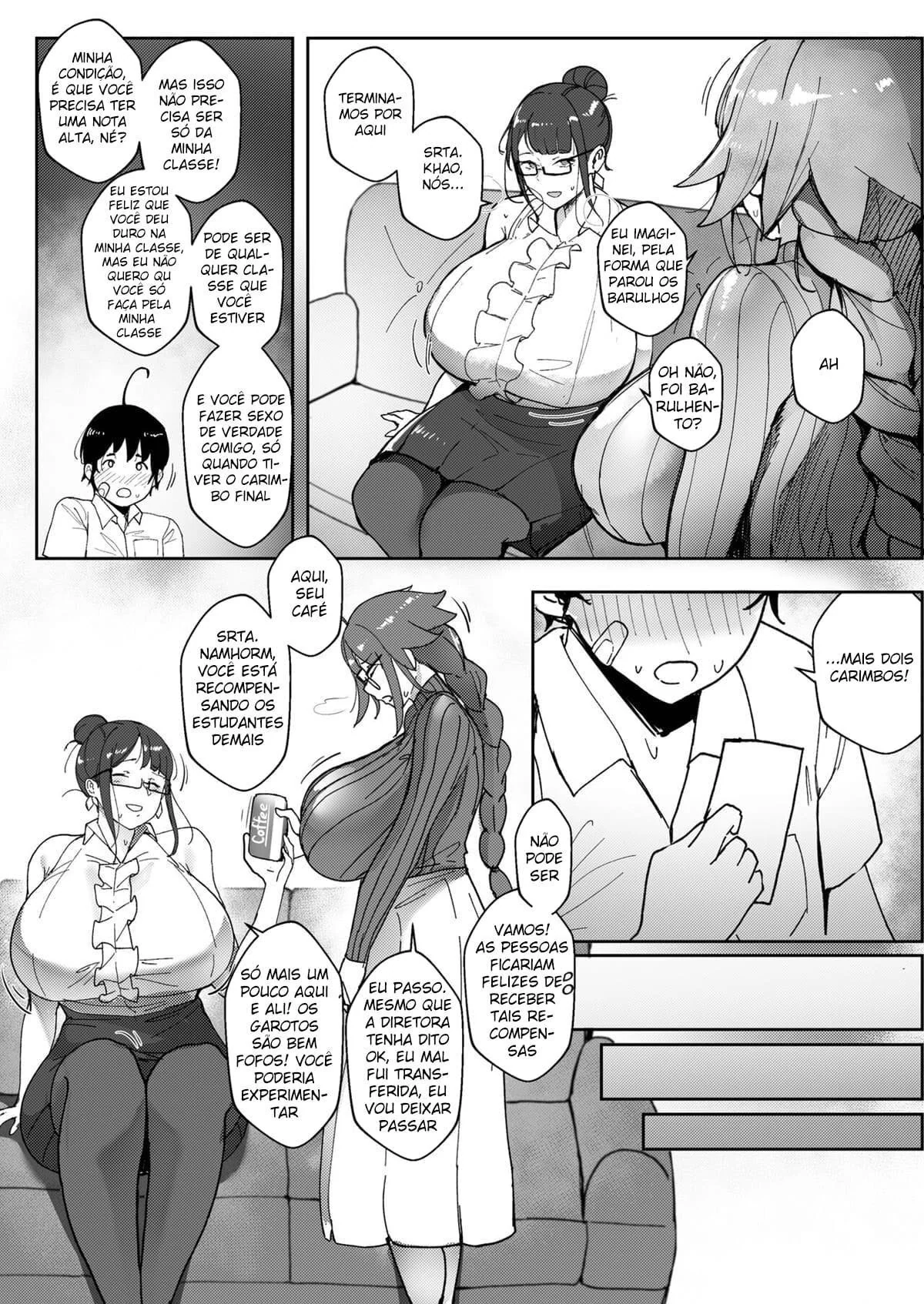 Professoras Piranhas: A Foda dos Alunos Sortudos em Manga Hentai VL.2 - Em Hentai HQ Brasileiro