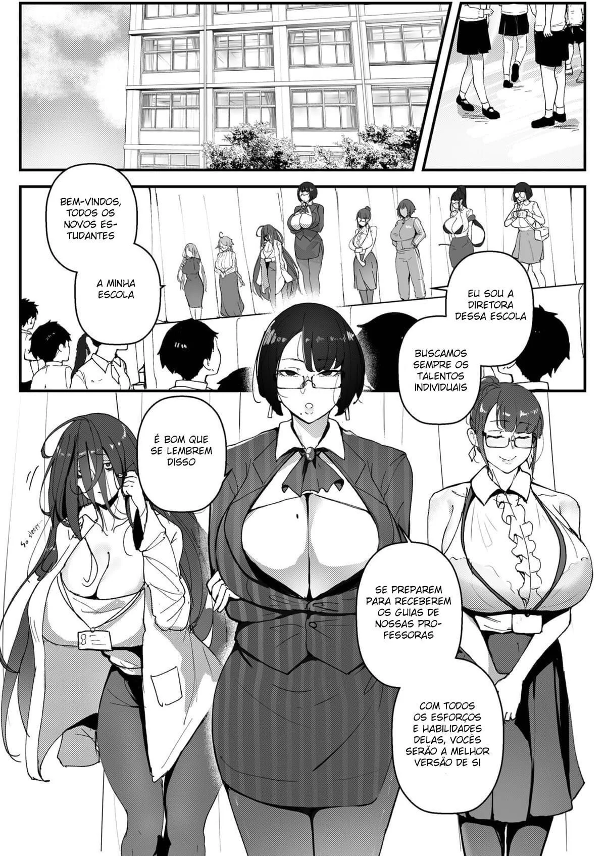 Professoras Piranhas: A Foda dos Alunos Sortudos em Manga Hentai VL.2 - Em Hentai HQ Brasileiro