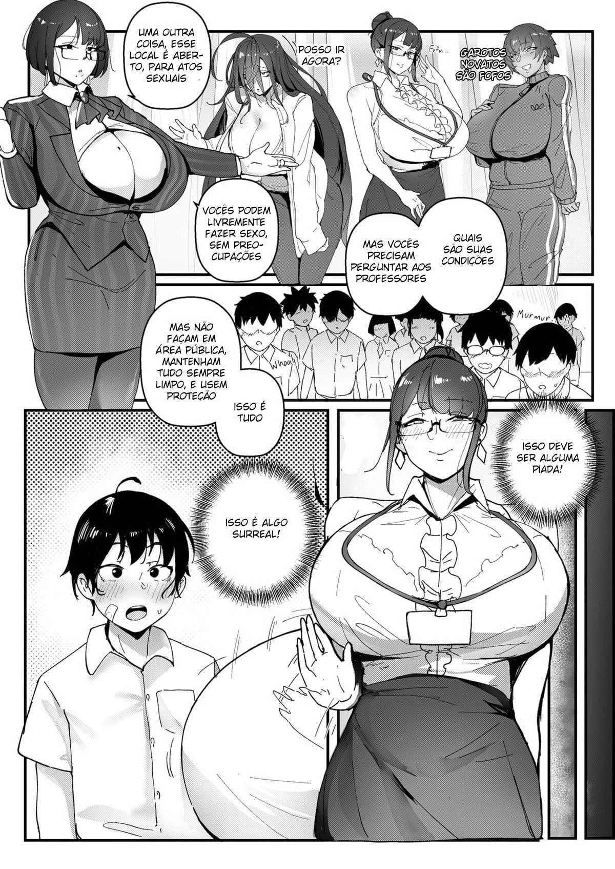 Professoras Piranhas: A Foda dos Alunos Sortudos em Manga Hentai VL.2 - Em Hentai HQ Brasileiro