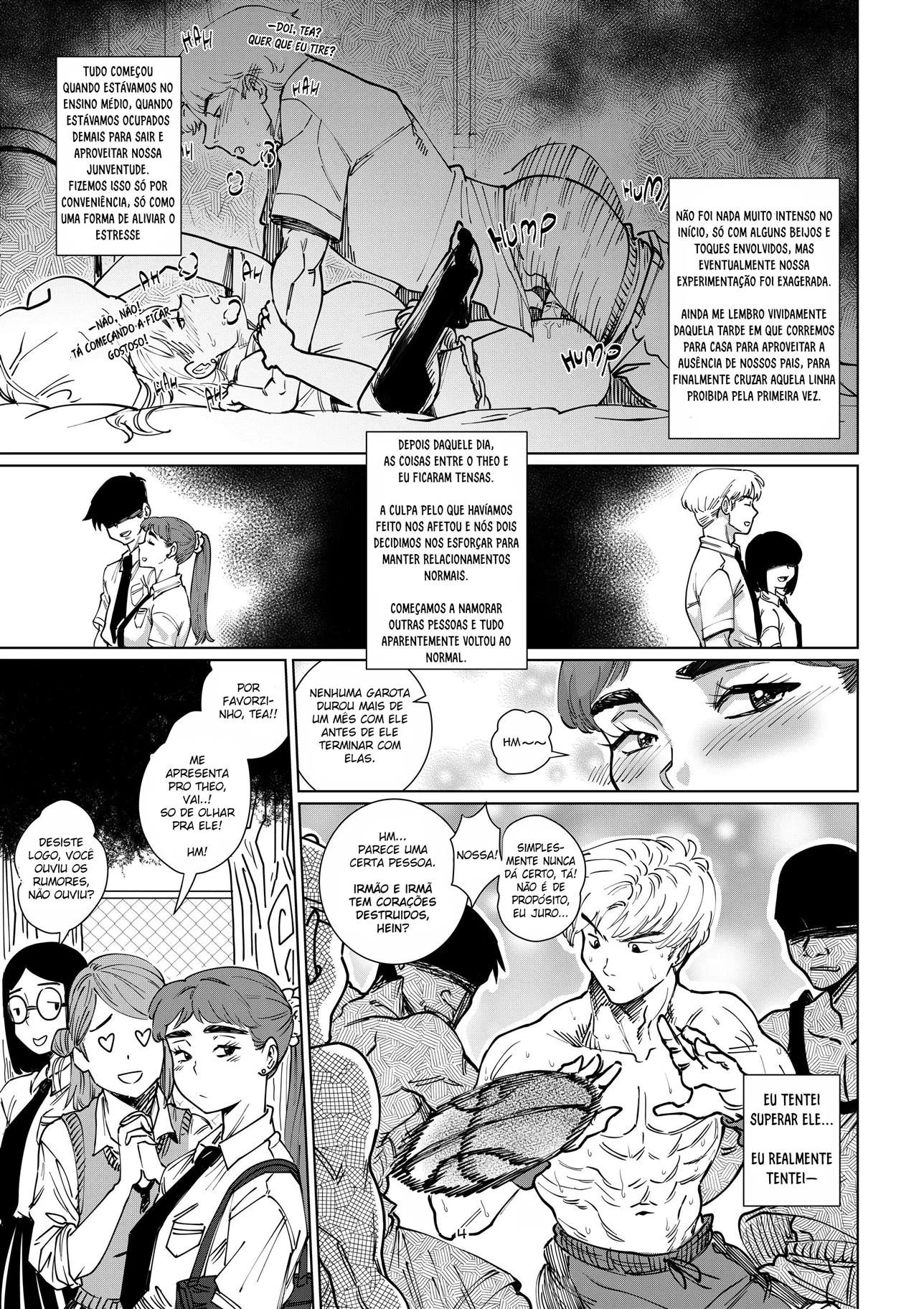 Putaria escondida: Theo e Tea transando em qualquer lugar nesse hentai hq brasileiro Putaria escondida: Theo e Tea transando em qualquer lugar nesse hentai hq brasileiro