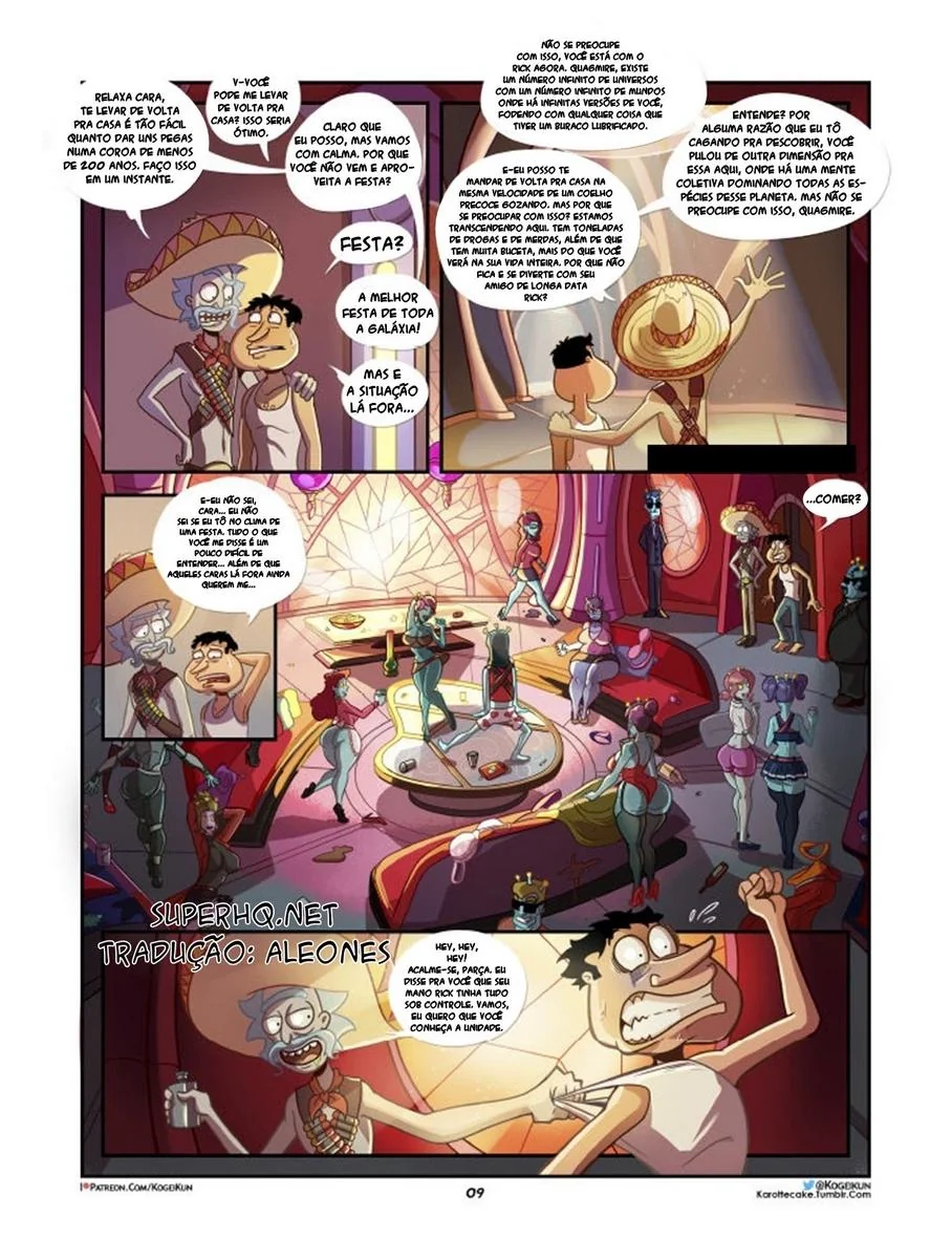 Quagmire na Casa do Peter - Uma Paródia Hentai HQ Cheia de Pica, Buceta e Putaria em HQ Brasileiro