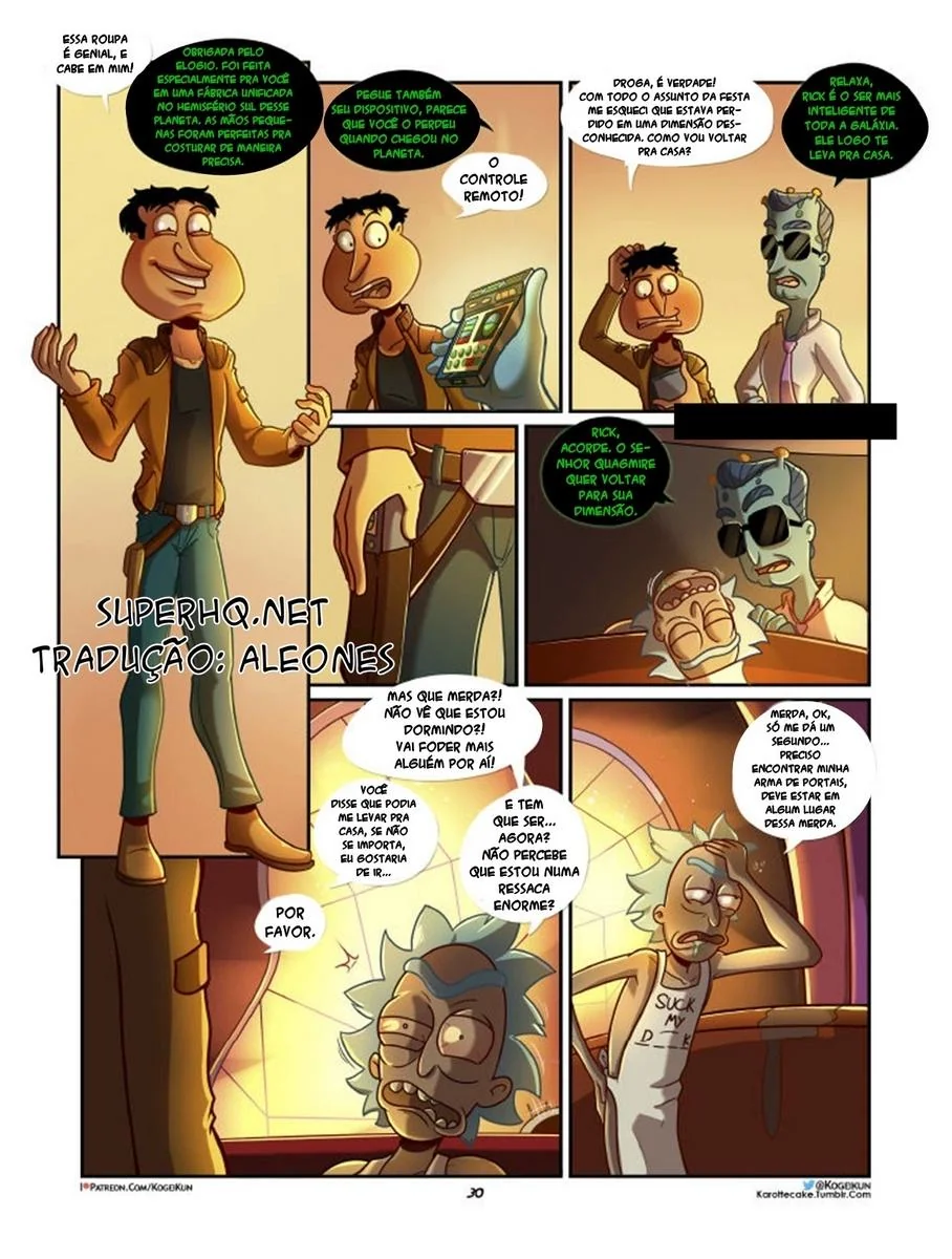 Quagmire na Casa do Peter - Uma Paródia Hentai HQ Cheia de Pica, Buceta e Putaria em HQ Brasileiro