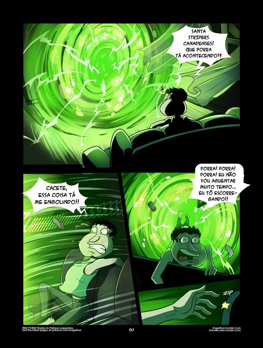 Quagmire na Casa do Peter - Uma Paródia Hentai HQ Cheia de Pica, Buceta e Putaria em HQ Brasileiro