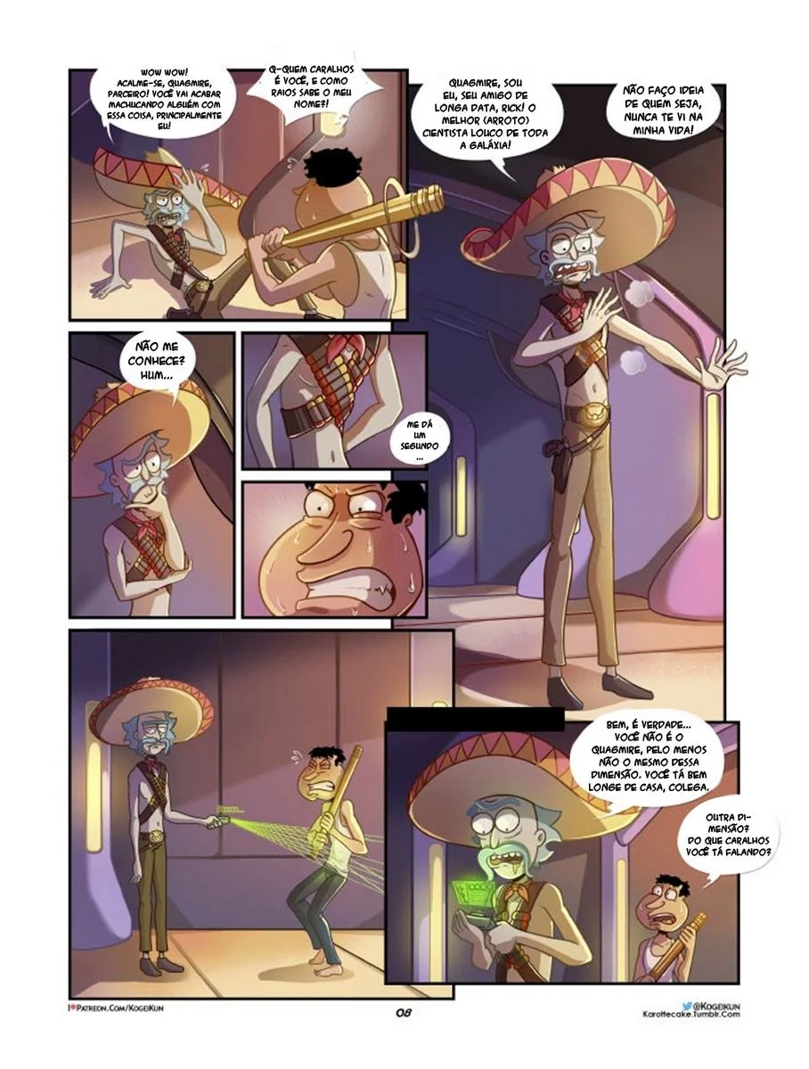 Quagmire na Casa do Peter - Uma Paródia Hentai HQ Cheia de Pica, Buceta e Putaria em HQ Brasileiro