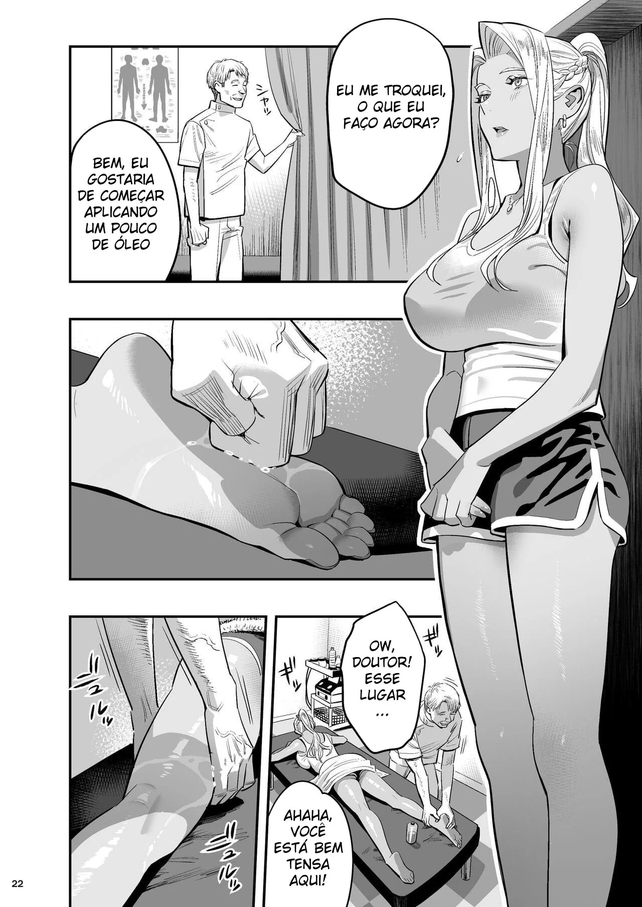 Quiroprata e a Piranha da Paciente: Triângulo de Rola em Hentai HQ Quiroprata e a Piranha da Paciente: Triângulo de Rola em Hentai HQ