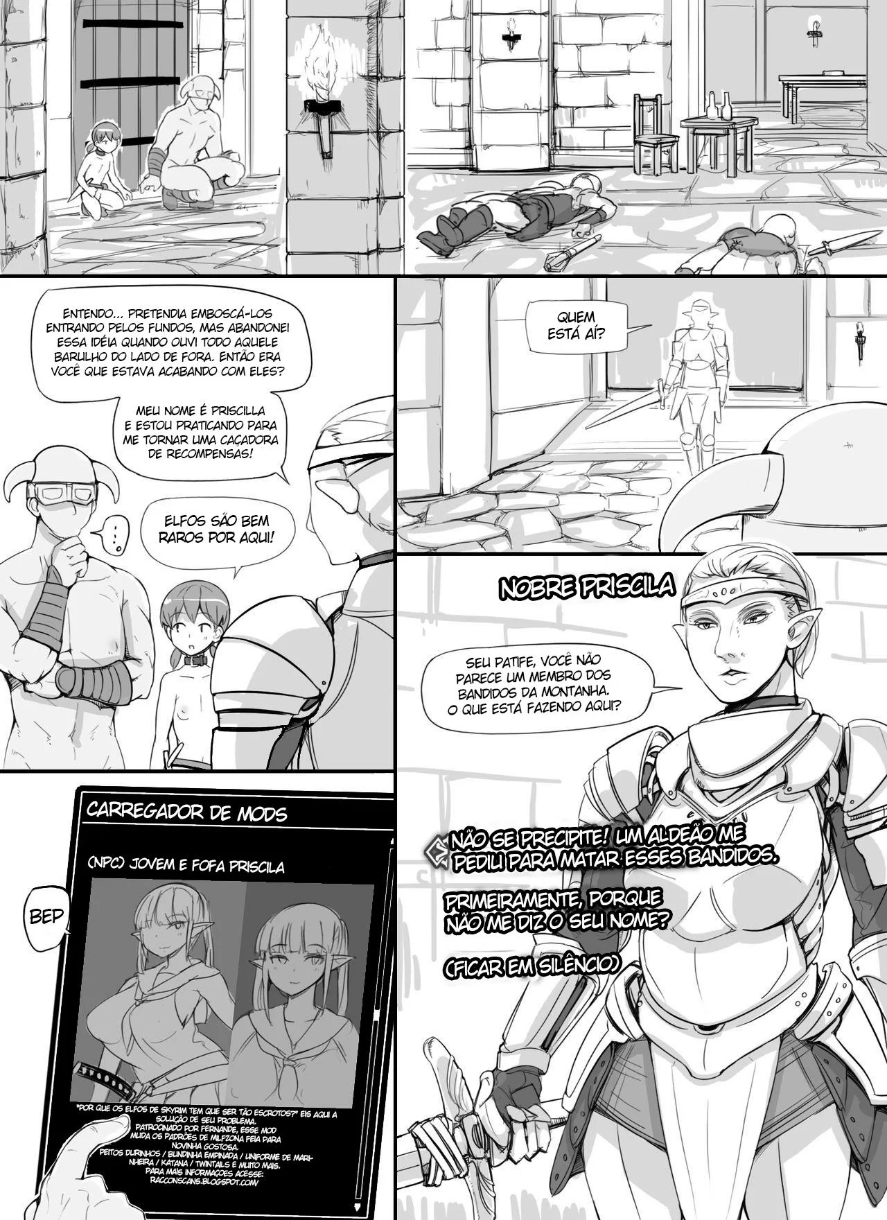 Realidade Virtual: Piranhas em busca de Pica em HQ Brasileiro