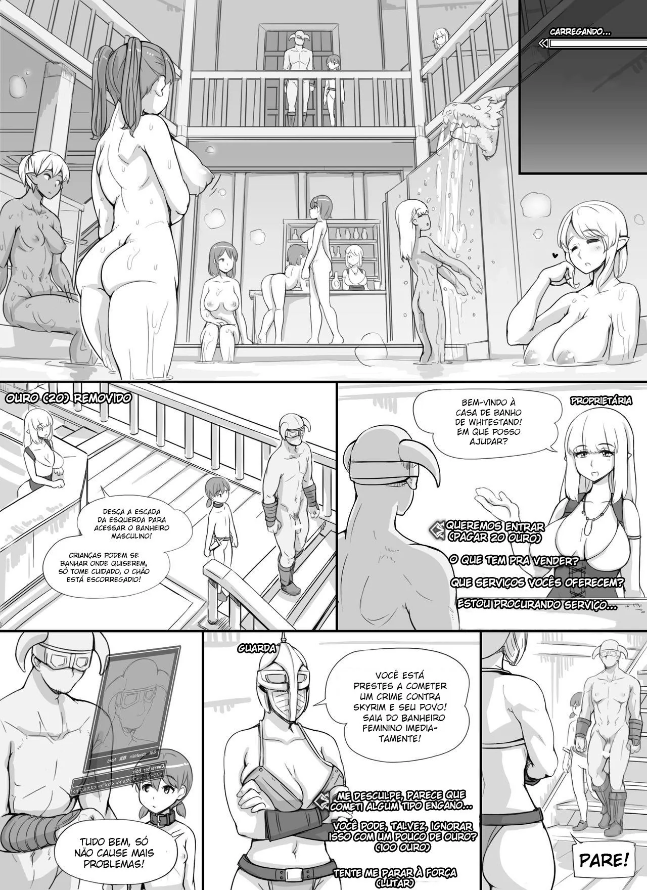 Realidade Virtual: Piranhas em busca de Pica em HQ Brasileiro Realidade Virtual: Piranhas em busca de Pica em HQ Brasileiro