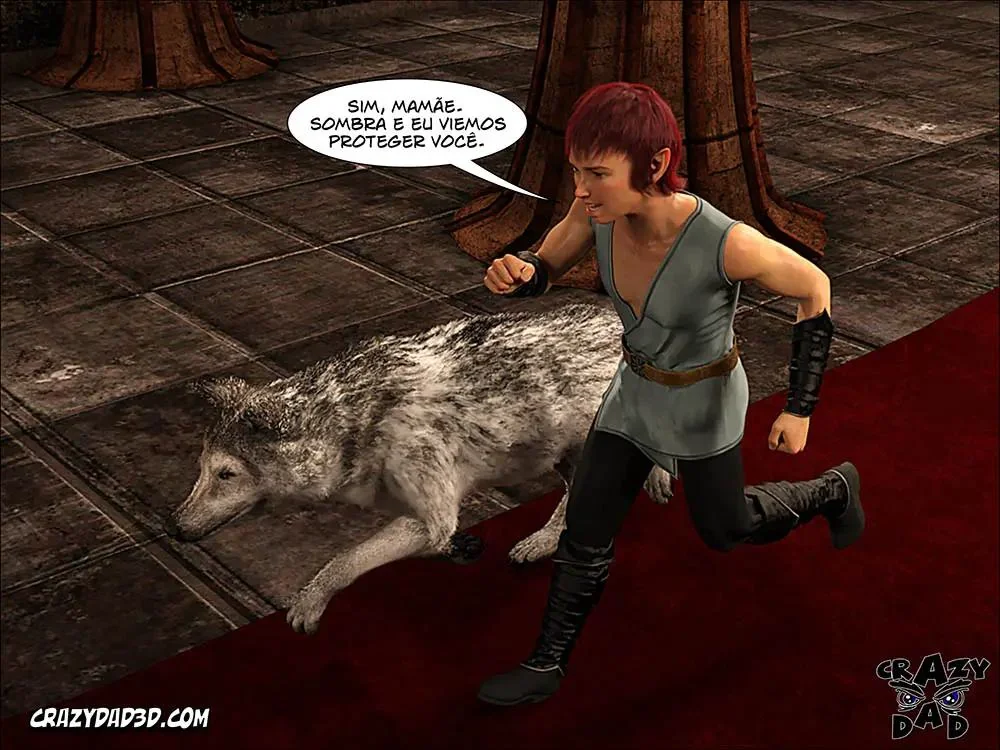 Saga da Rainha Piranha em Busca da Pica Perdida do Filho em Hentai HQ