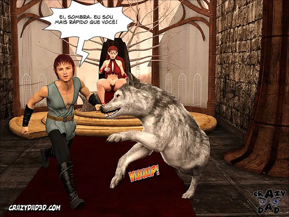 Saga da Rainha Piranha em Busca da Pica Perdida do Filho em Hentai HQ