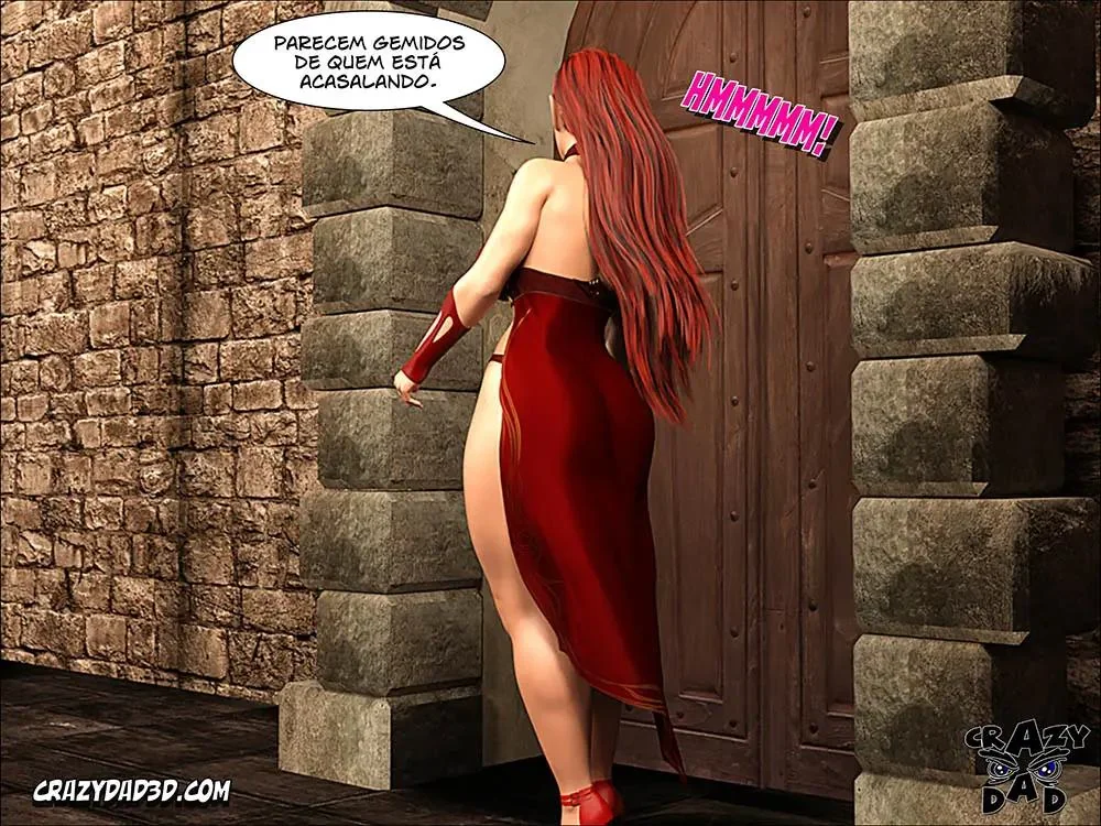 Saga da Rainha Piranha em Busca da Pica Perdida do Filho em Hentai HQ