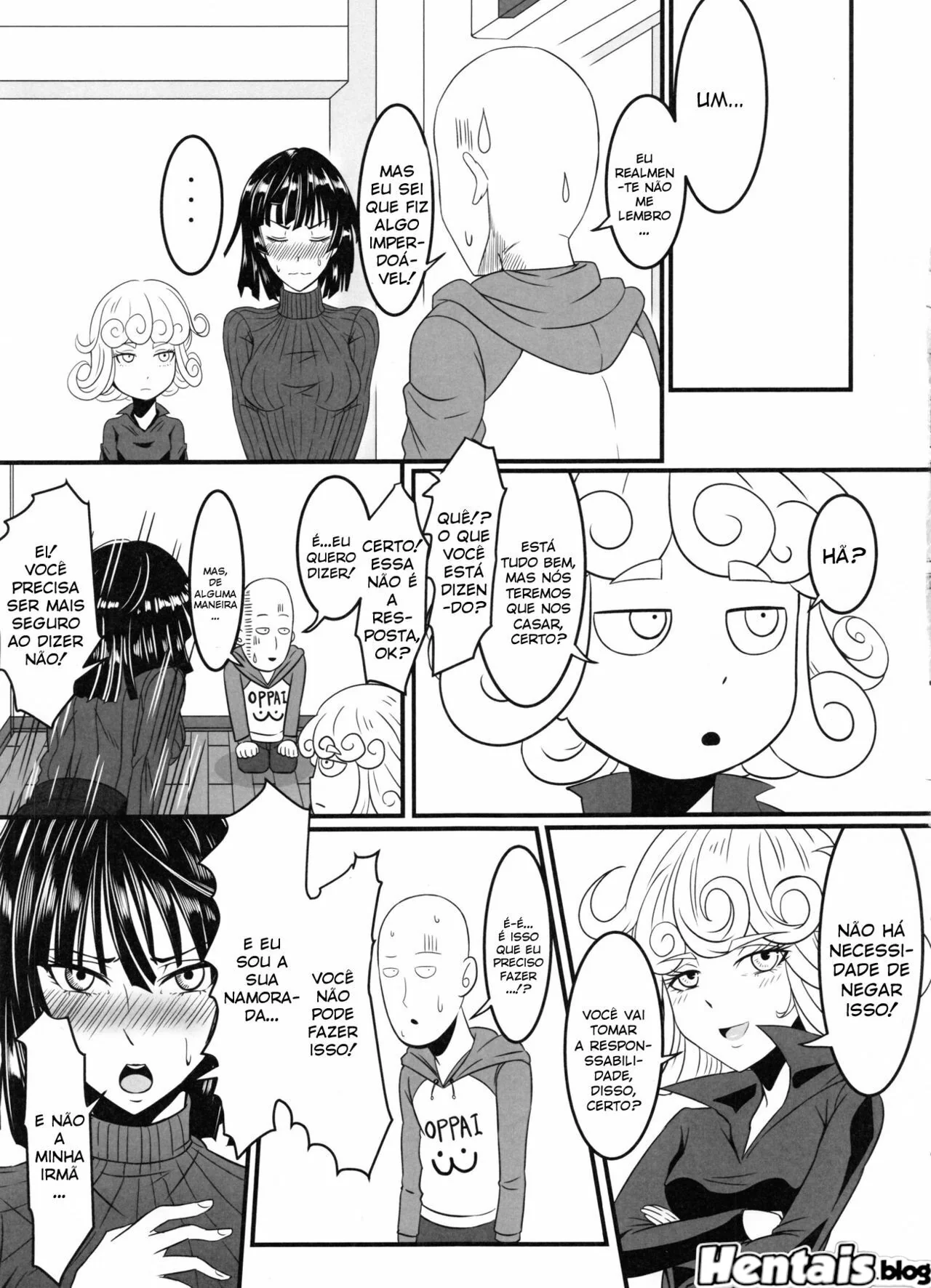 Saitama e as Irmãs Piranhas: Uma Foda de Herói em One Punch Man" em Anime Hentai Saitama e as Irmãs Piranhas: Uma Foda de Herói em One Punch Man" em Anime Hentai