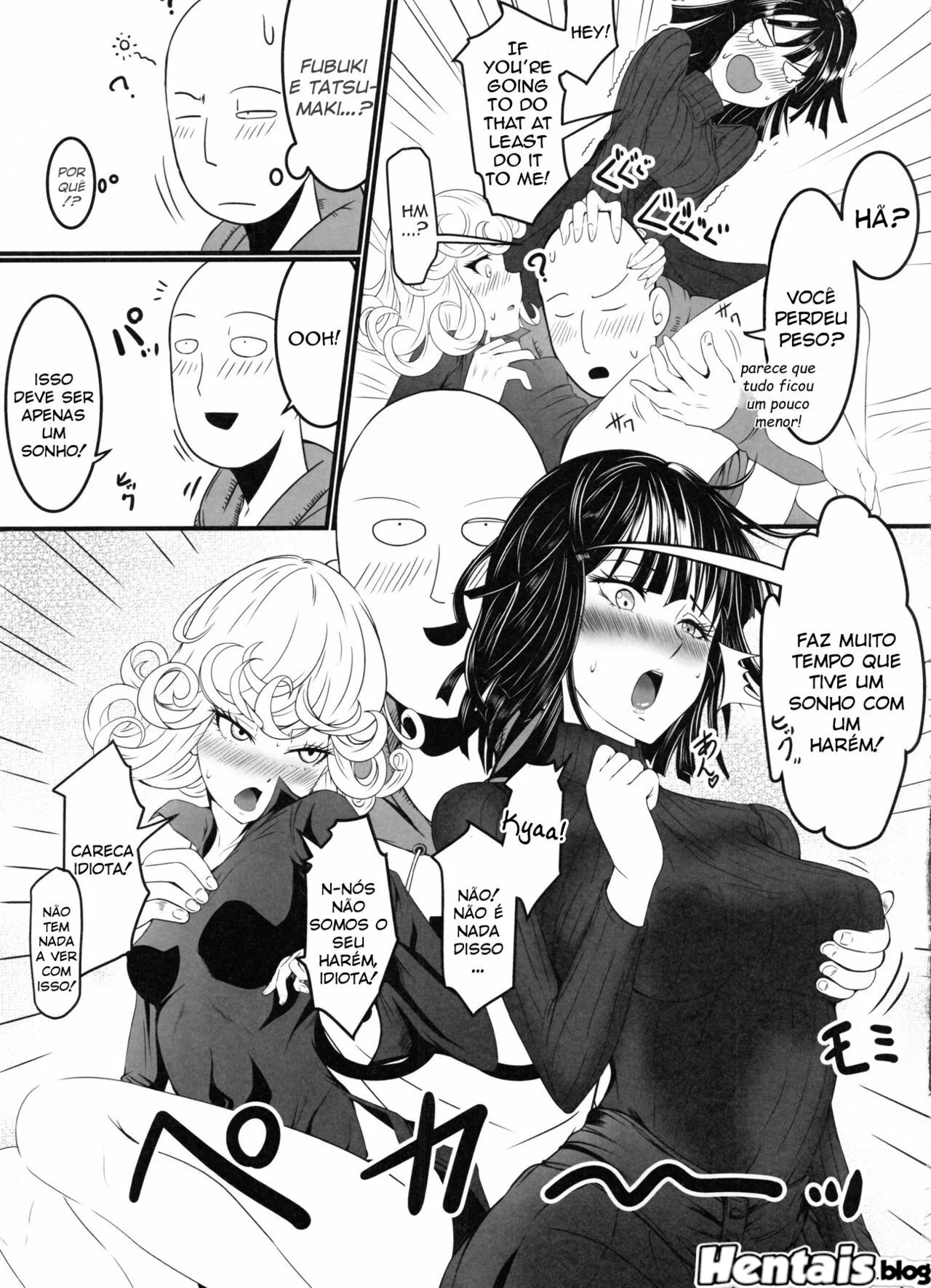 Saitama e as Irmãs Piranhas: Uma Foda de Herói em One Punch Man" em Anime Hentai Saitama e as Irmãs Piranhas: Uma Foda de Herói em One Punch Man" em Anime Hentai