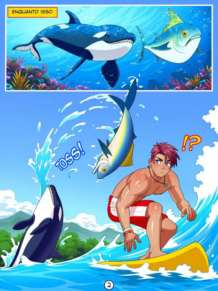 Salva Vidas Gostosa: Wendy Dando uma Mãozinha para o Surfista Jake em Hentai HQ Brasileiro