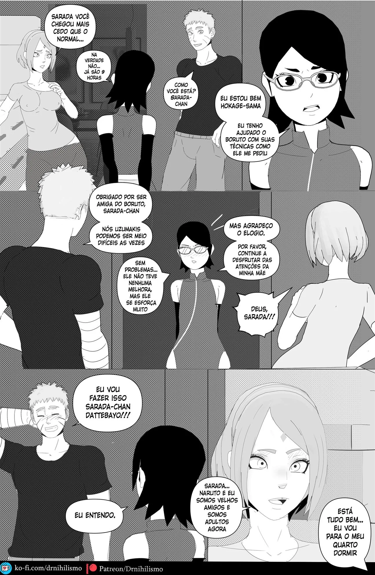 Sarada em busca do Mangekyo Sharingan: Perversões no Clã Uchiha em HQ Brasileiro Sarada em busca do Mangekyo Sharingan: Perversões no Clã Uchiha em HQ Brasileiro