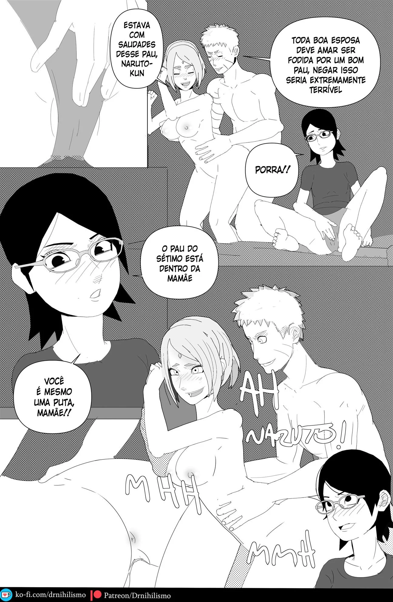 Sarada em busca do Mangekyo Sharingan: Perversões no Clã Uchiha em HQ Brasileiro