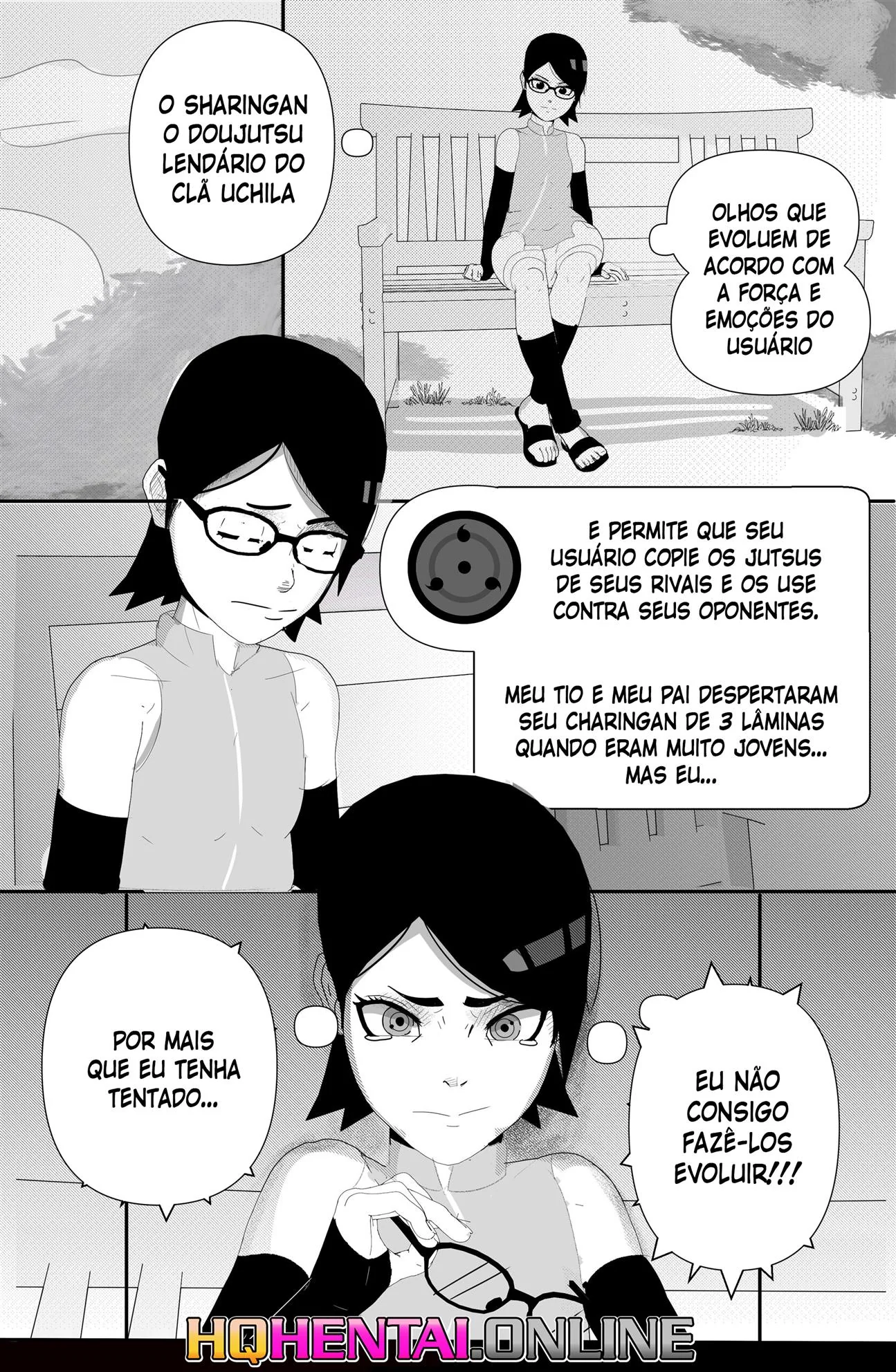 Sarada em busca do Mangekyo Sharingan: Perversões no Clã Uchiha em HQ Brasileiro