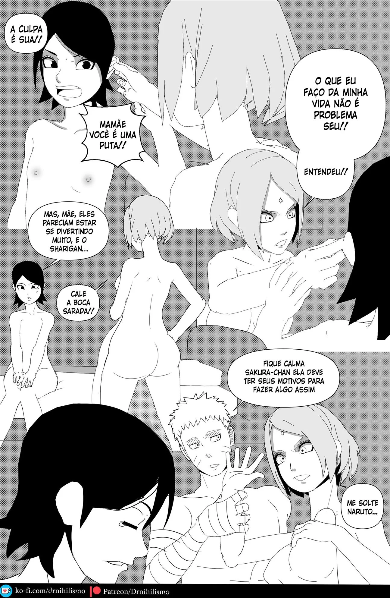 Sarada em busca do Mangekyo Sharingan: Perversões no Clã Uchiha em HQ Brasileiro