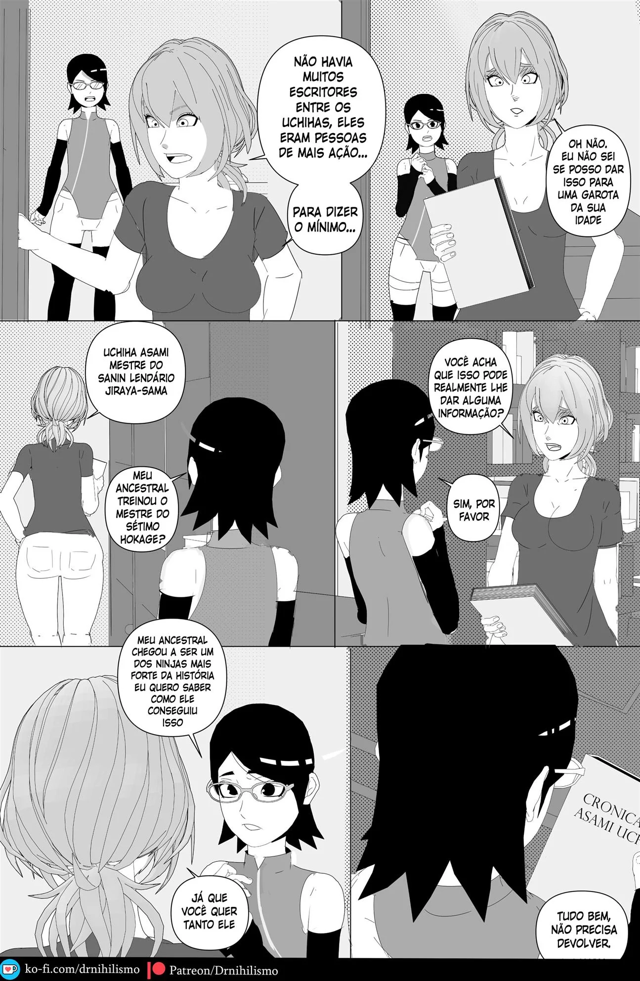 Sarada em busca do Mangekyo Sharingan: Perversões no Clã Uchiha em HQ Brasileiro Sarada em busca do Mangekyo Sharingan: Perversões no Clã Uchiha em HQ Brasileiro