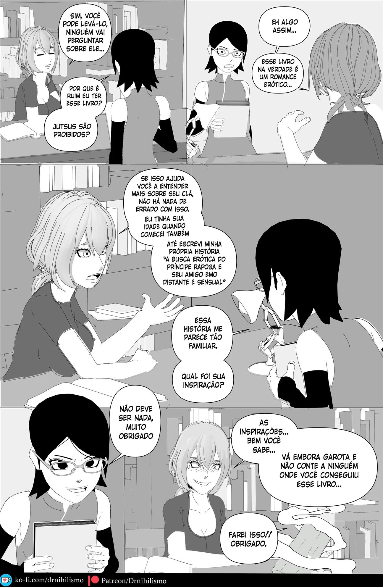 Sarada em busca do Mangekyo Sharingan: Perversões no Clã Uchiha em HQ Brasileiro Sarada em busca do Mangekyo Sharingan: Perversões no Clã Uchiha em HQ Brasileiro