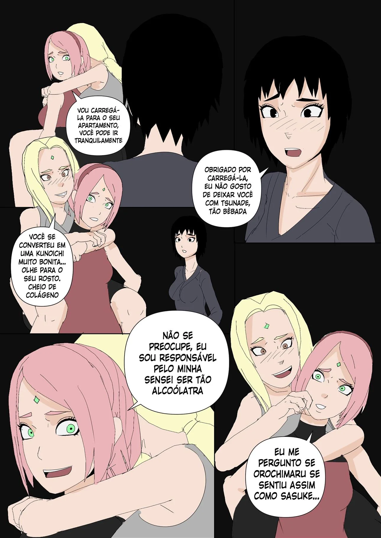 Sarada Piranha em Busca do Mangekyo Sharingan: Tudo pela Pica do Poder em HQ Brasileiro Sarada Piranha em Busca do Mangekyo Sharingan: Tudo pela Pica do Poder em HQ Brasileiro