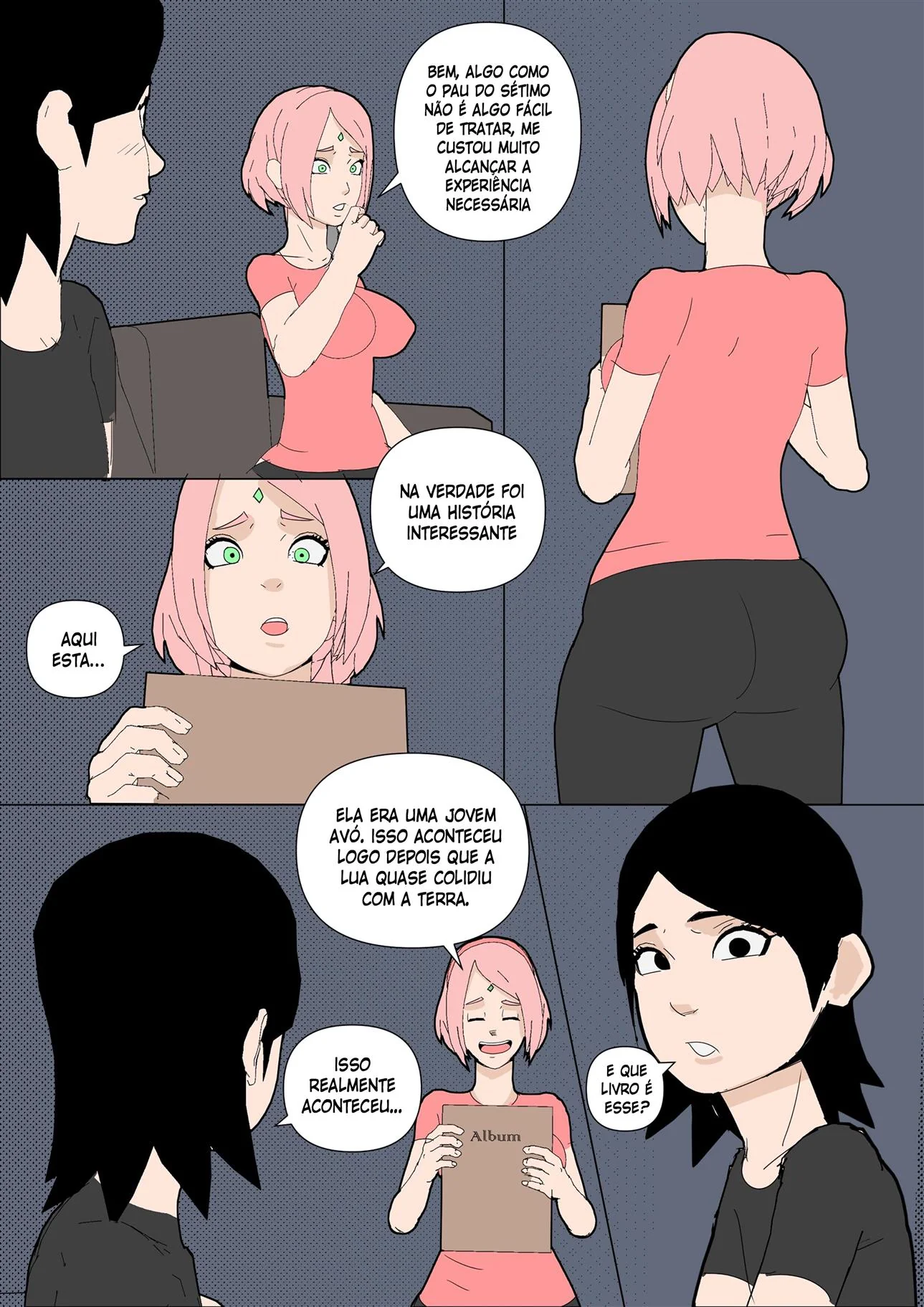 Sarada Piranha em Busca do Mangekyo Sharingan: Tudo pela Pica do Poder em HQ Brasileiro Sarada Piranha em Busca do Mangekyo Sharingan: Tudo pela Pica do Poder em HQ Brasileiro