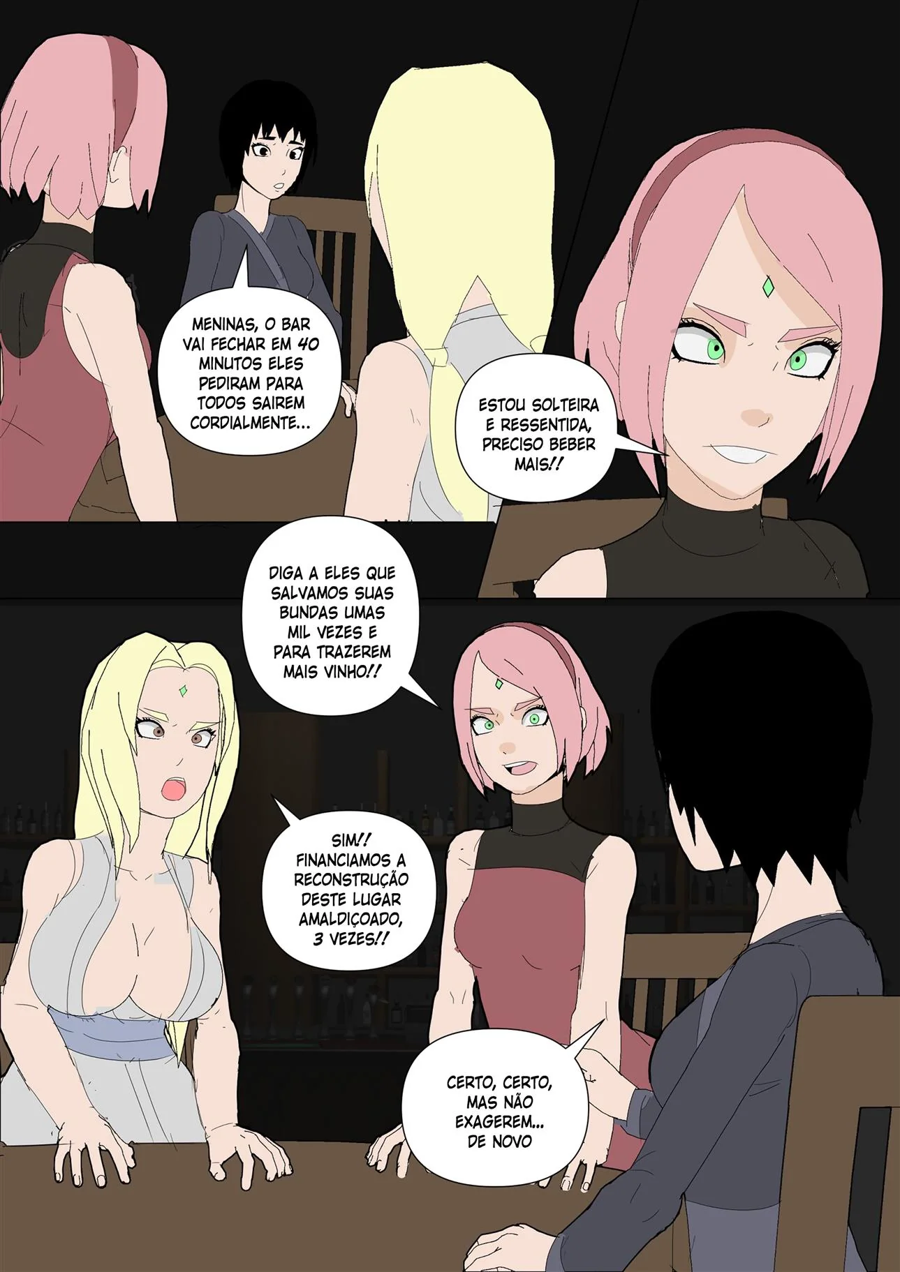 Sarada Piranha em Busca do Mangekyo Sharingan: Tudo pela Pica do Poder em HQ Brasileiro Sarada Piranha em Busca do Mangekyo Sharingan: Tudo pela Pica do Poder em HQ Brasileiro