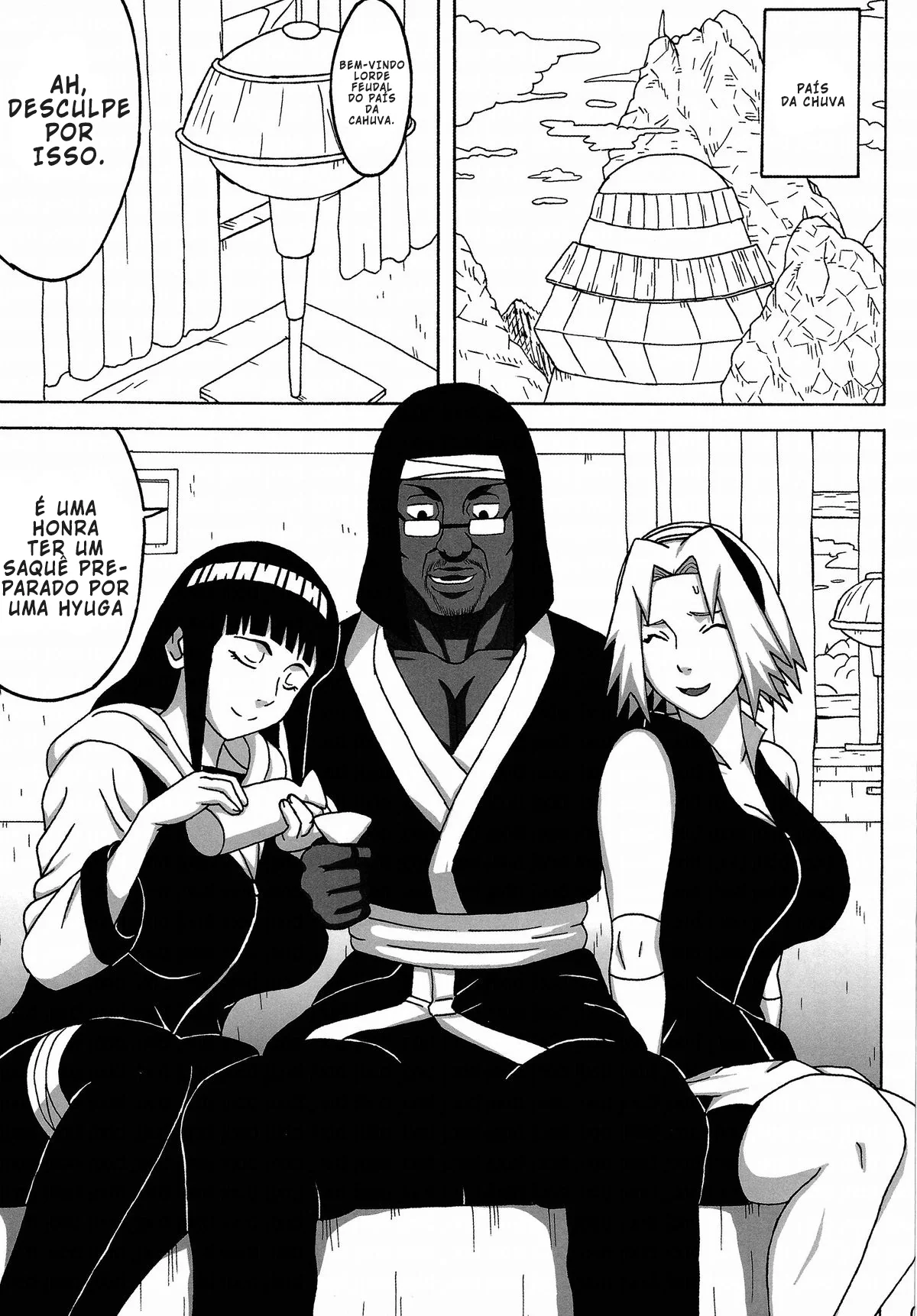 Sasuke's Revenge: Prostituindo Sakura e Hinata em Troca de Salvação | Hentai HQ Brasileiro