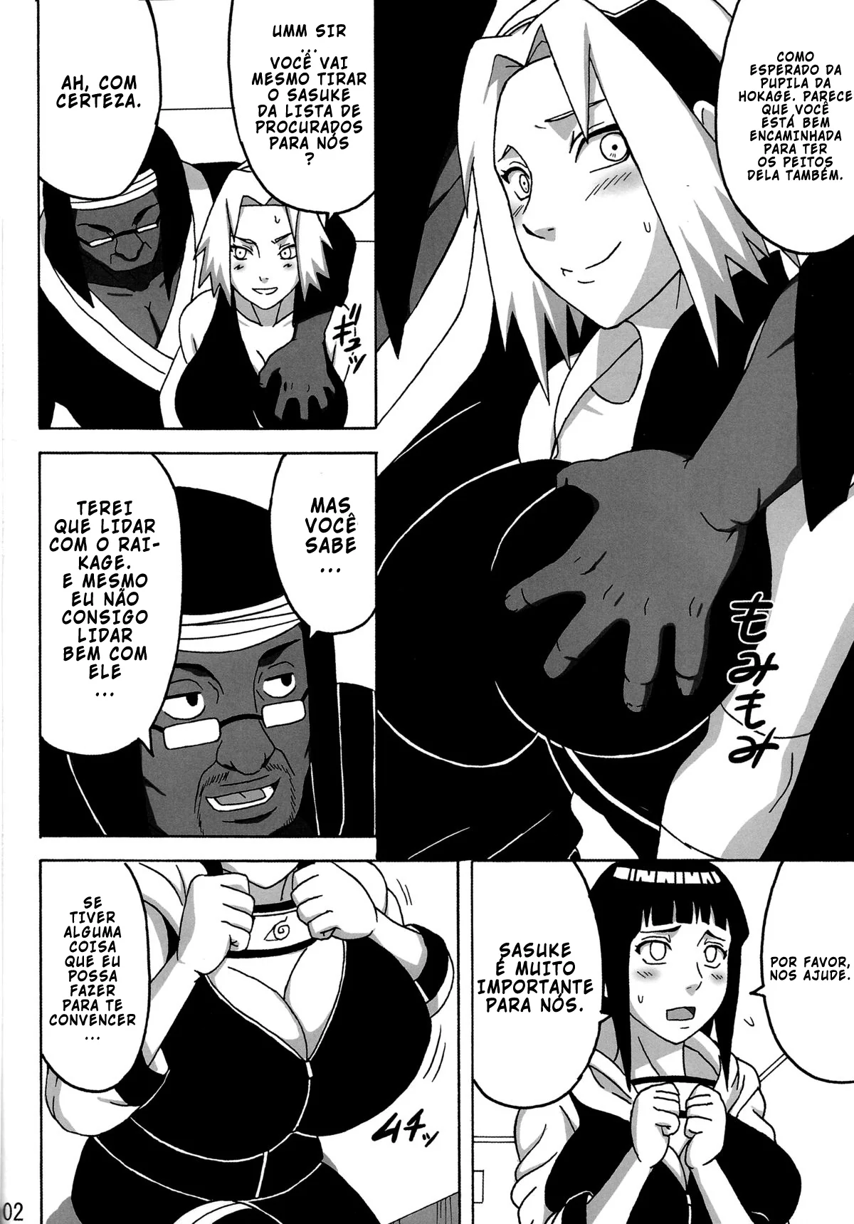 Sasuke's Revenge: Prostituindo Sakura e Hinata em Troca de Salvação | Hentai HQ Brasileiro