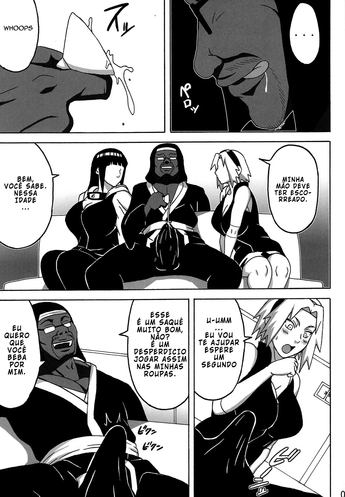 Sasuke's Revenge: Prostituindo Sakura e Hinata em Troca de Salvação | Hentai HQ Brasileiro