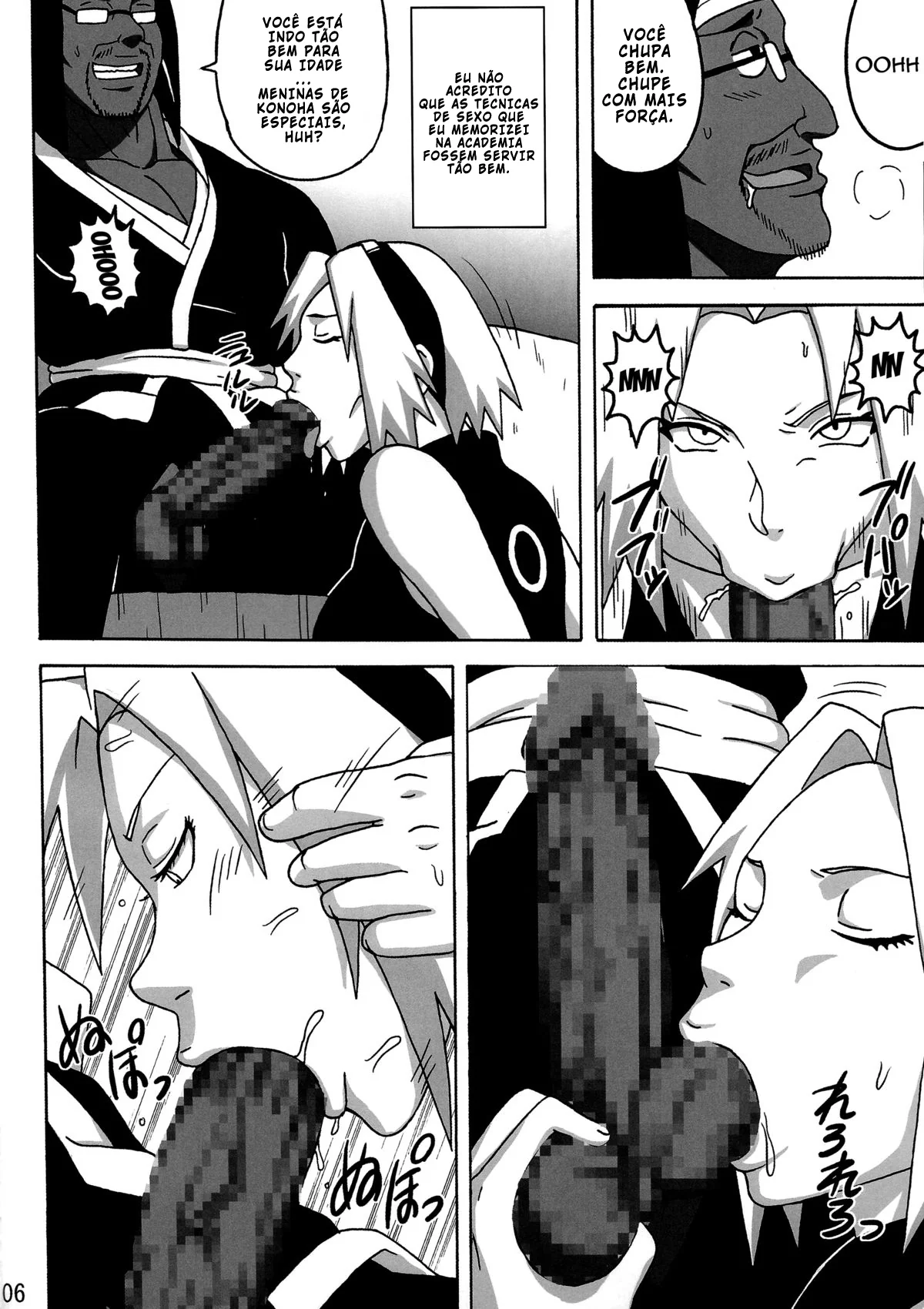 Sasuke's Revenge: Prostituindo Sakura e Hinata em Troca de Salvação | Hentai HQ Brasileiro