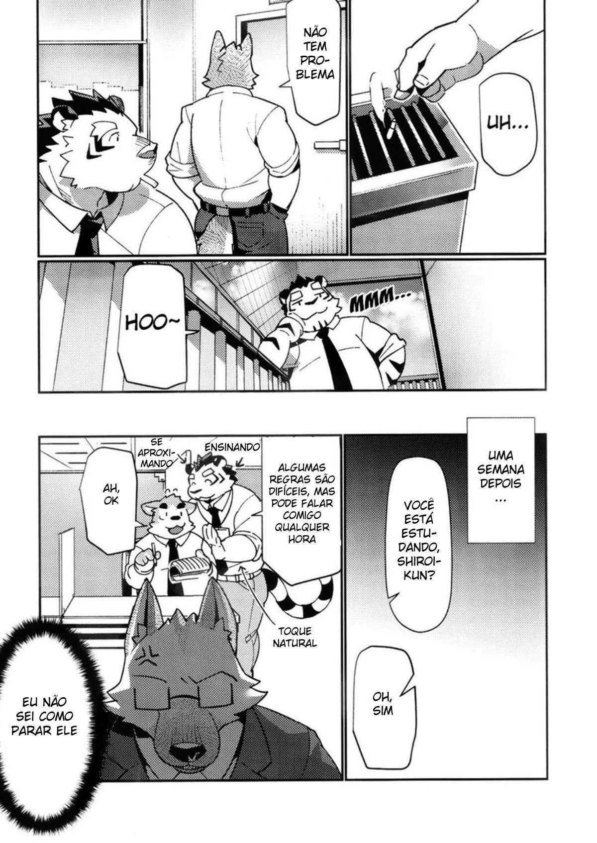 Segredos e Escândalos no Escritório: A Piranha do Doujinshi" em HQ Brasileiro